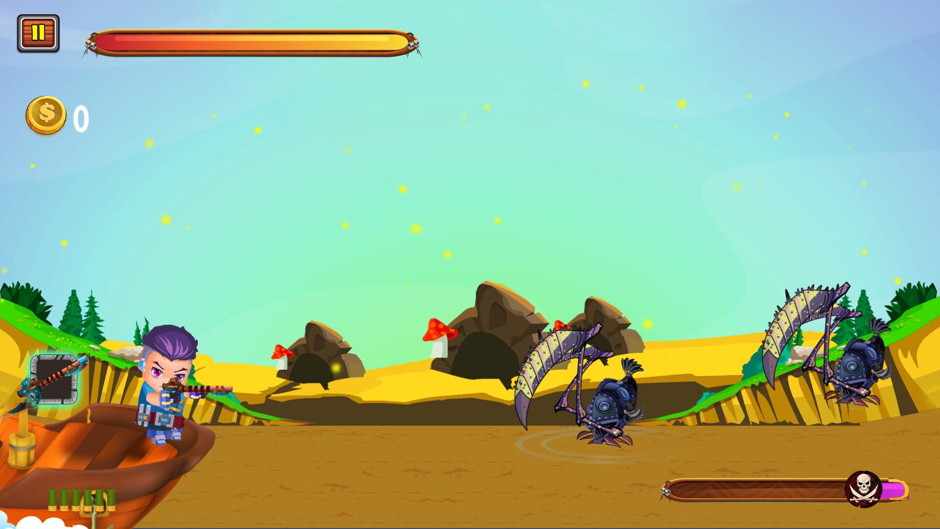 Captain vs. Sky Pirates: Forest - Screenshot