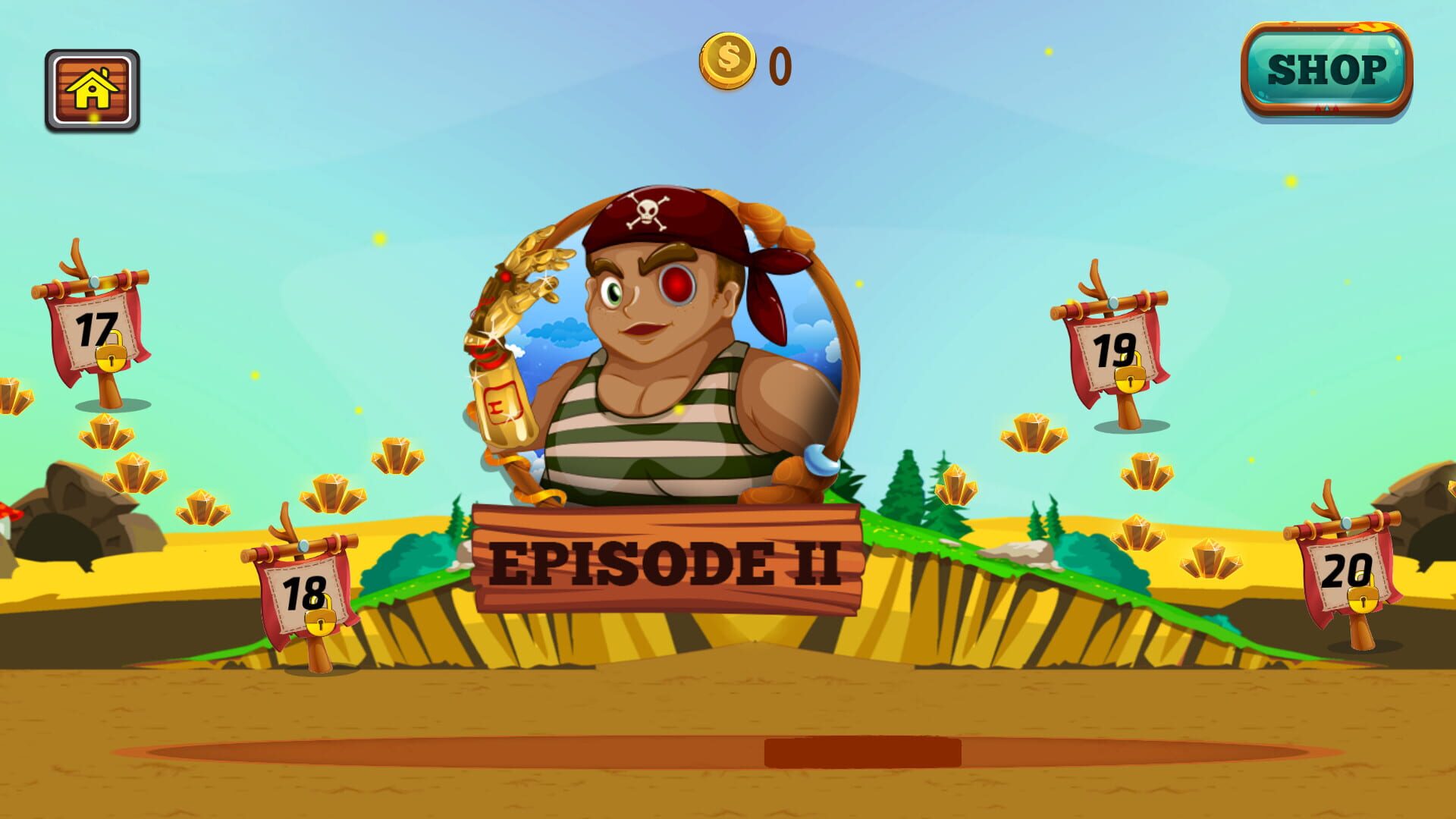 Captain vs. Sky Pirates: Forest - Screenshot