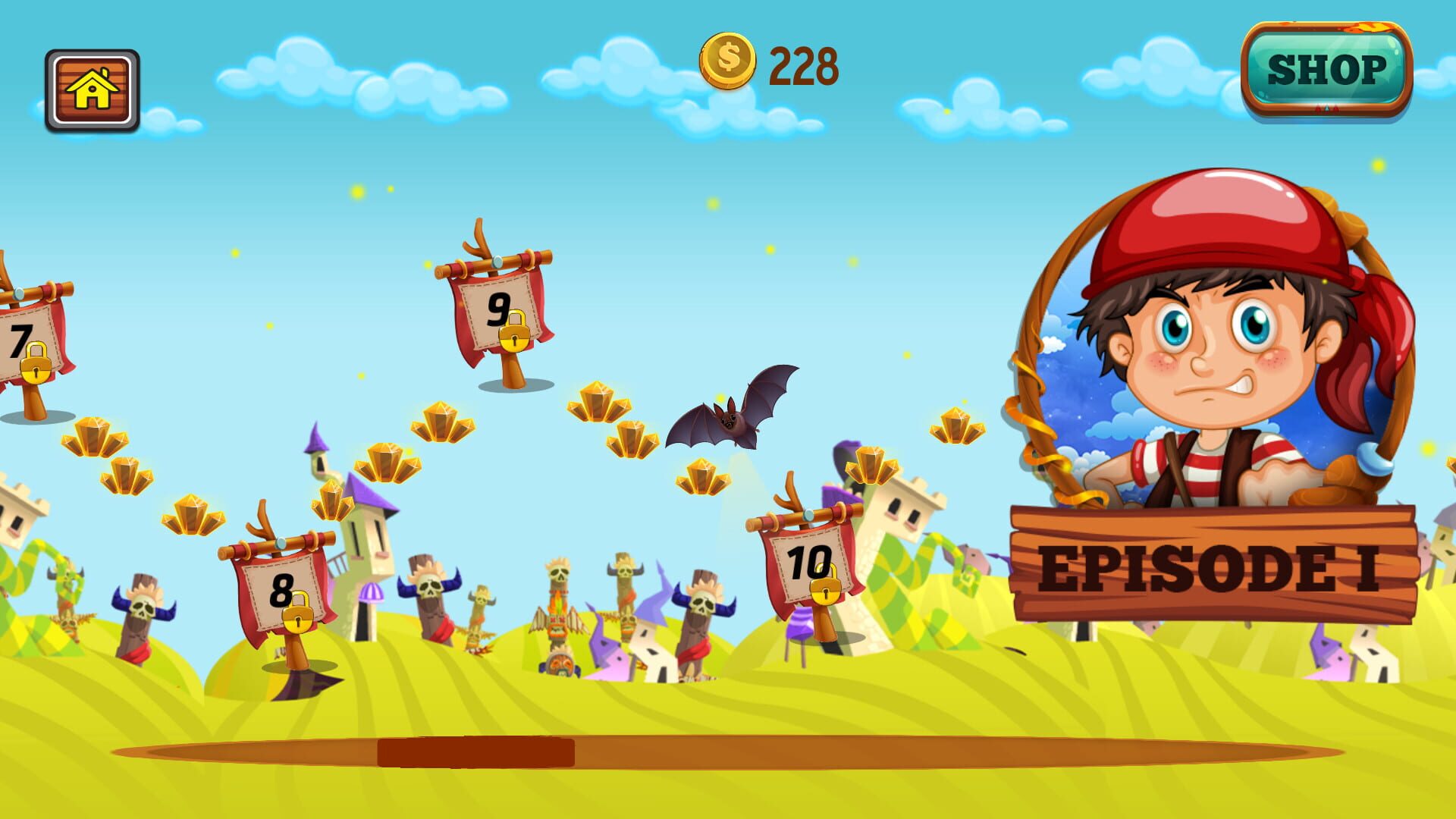 Captain vs. Sky Pirates: Evil Village - Screenshot