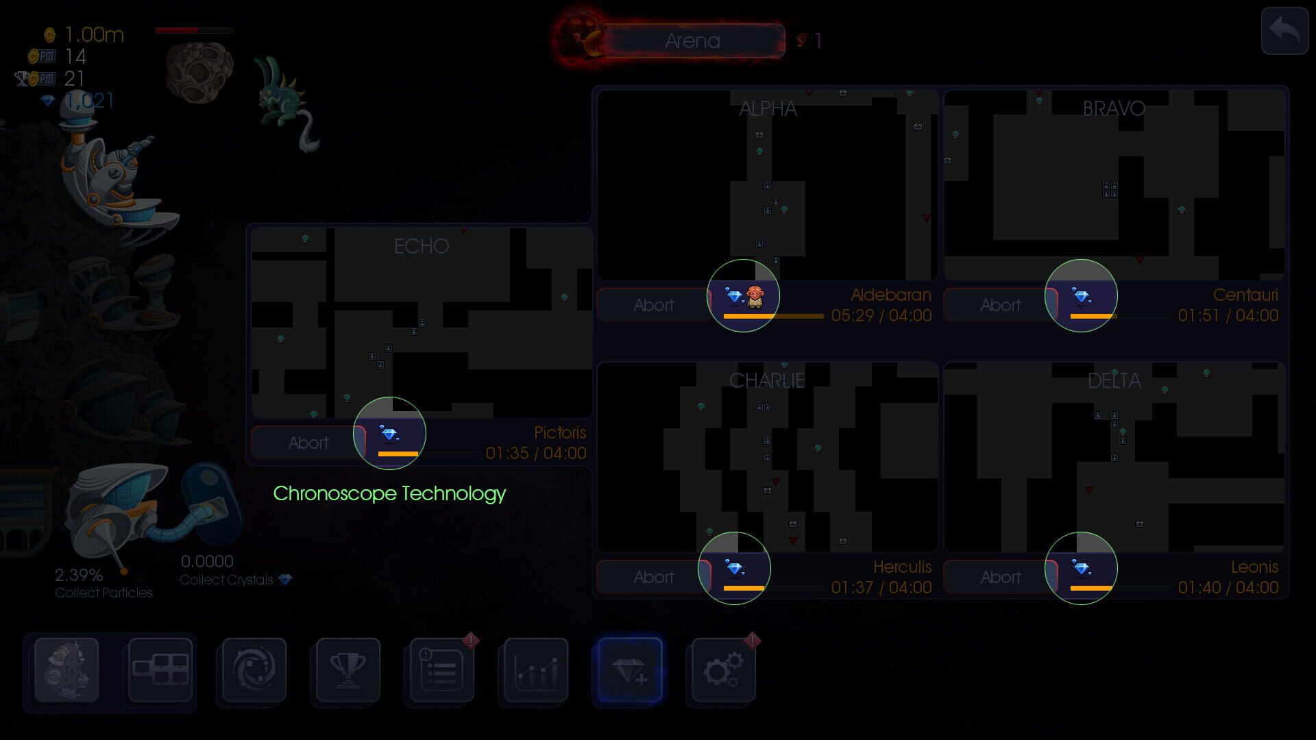 Idle Expanse: Chronoscope Technology - Screenshot