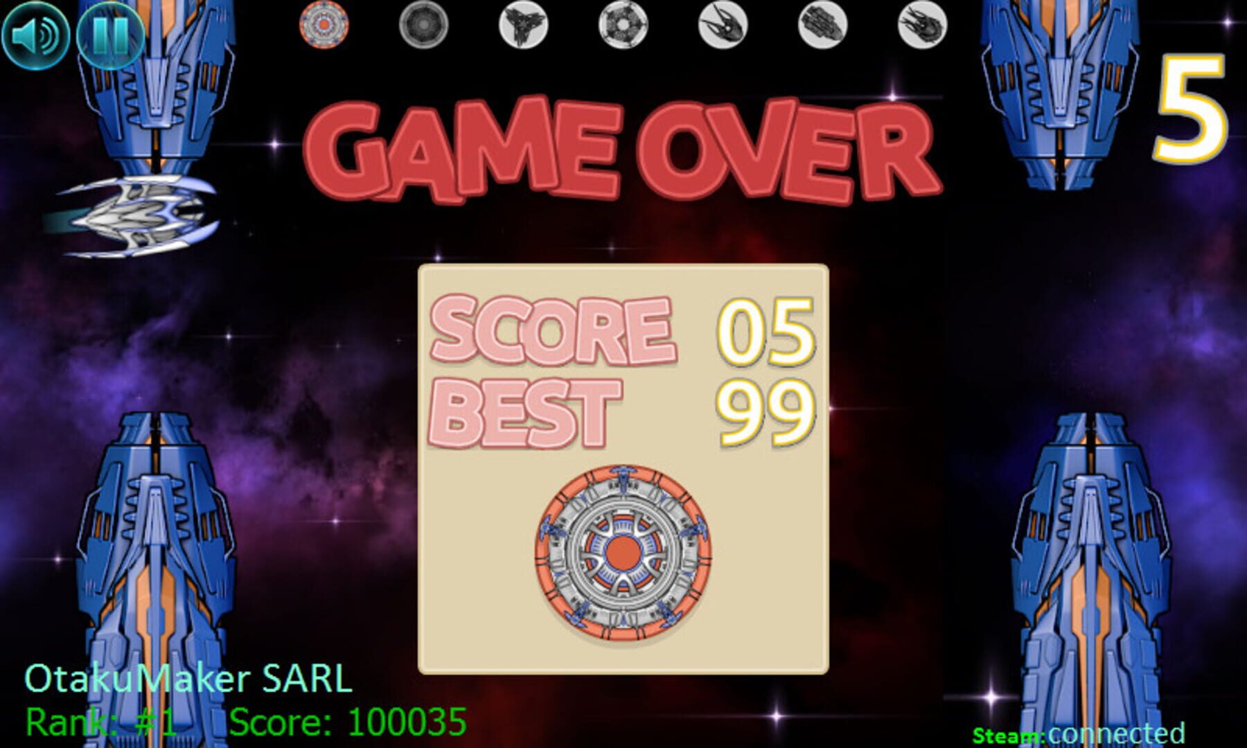 Flappy Galaxy: Master Level - Screenshot