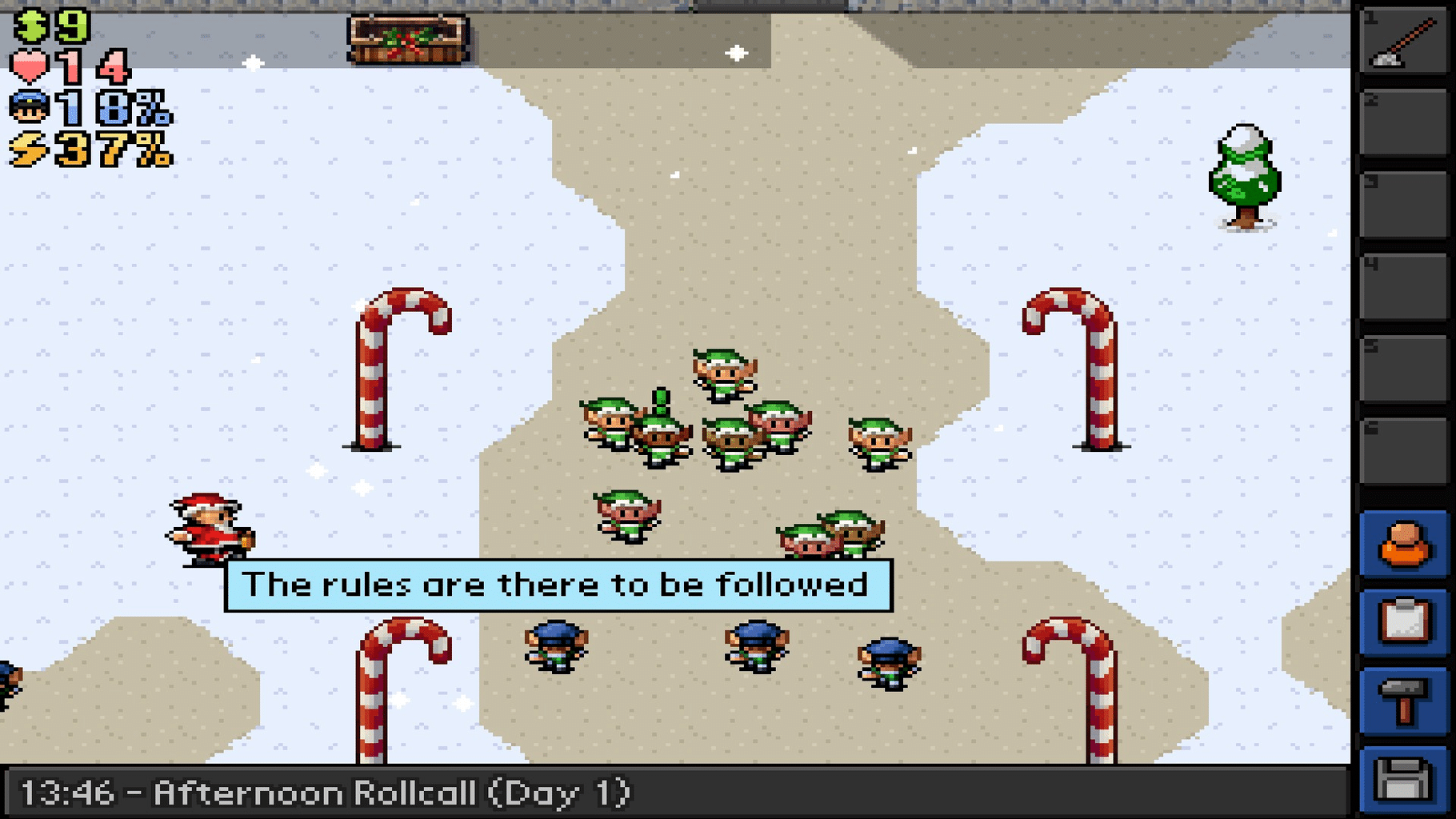 The Escapists: Santa's Sweatshop screenshot