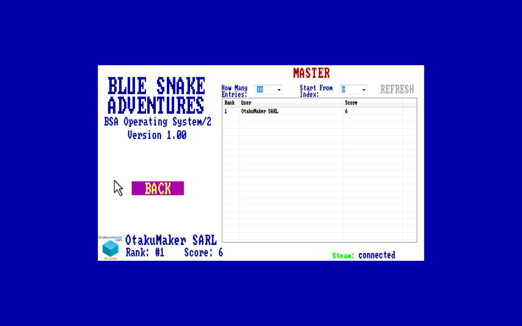 Blue Snake Adventures: Master Level - Screenshot