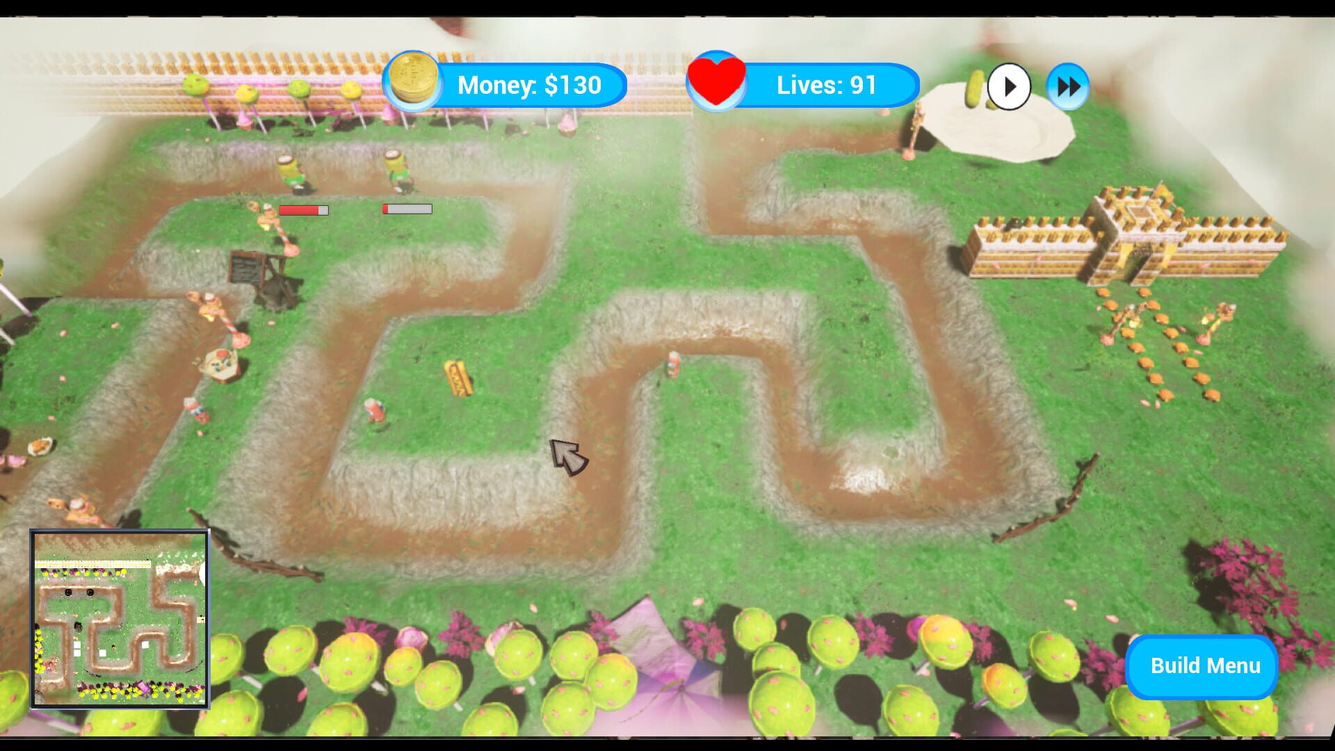Food War TD - Screenshot