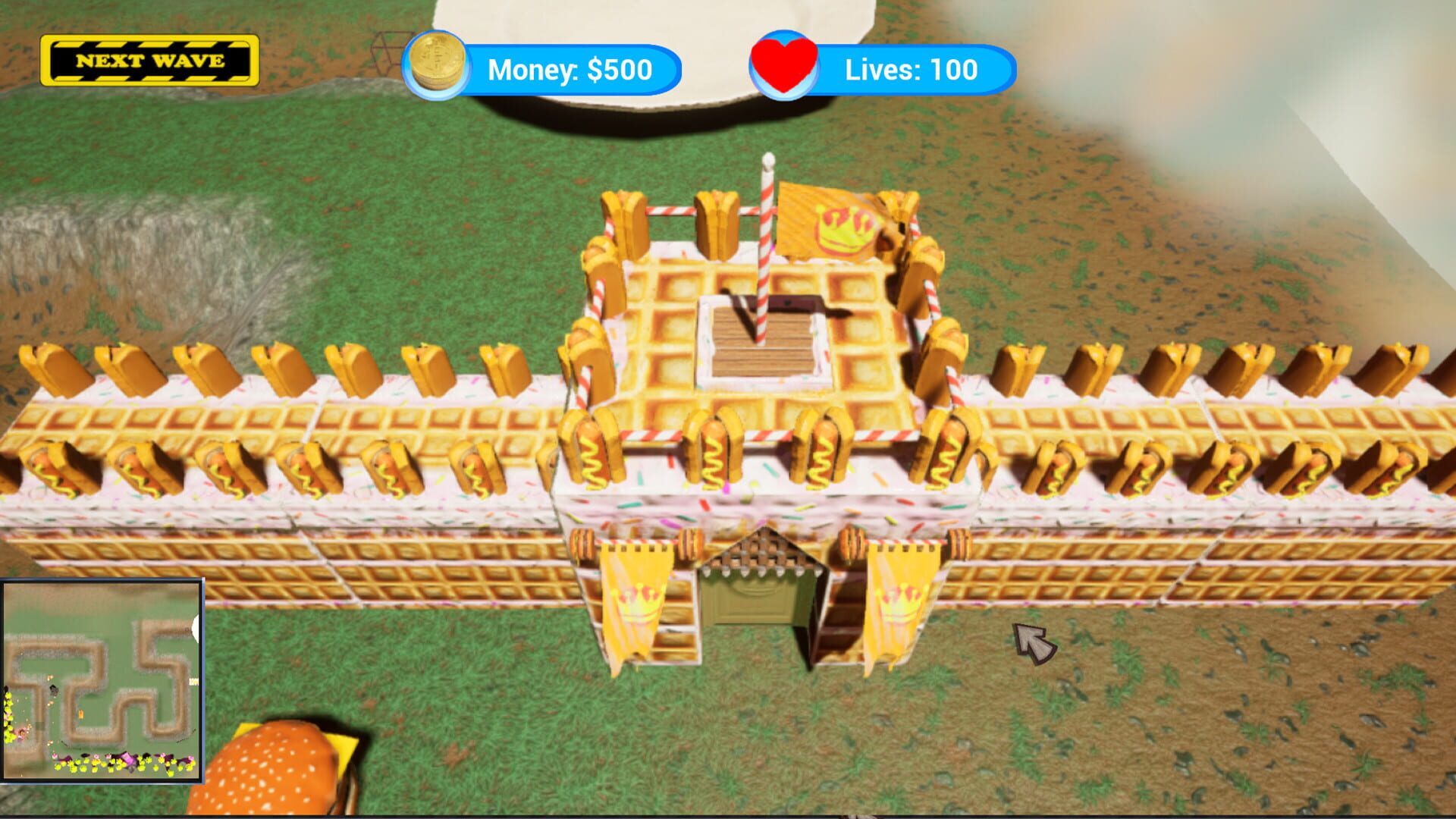 Food War TD - Screenshot