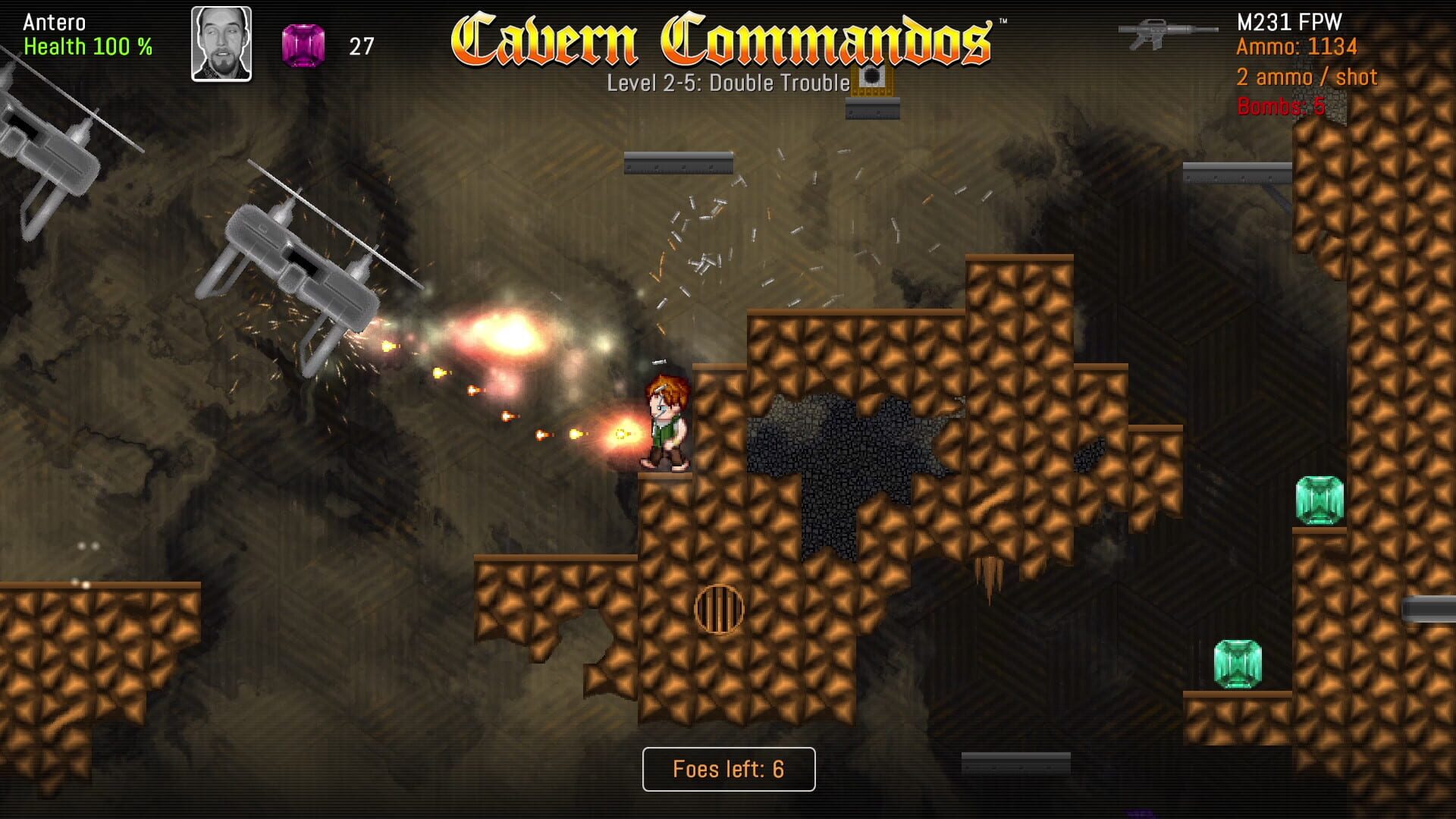 Cavern Commandos - Screenshot