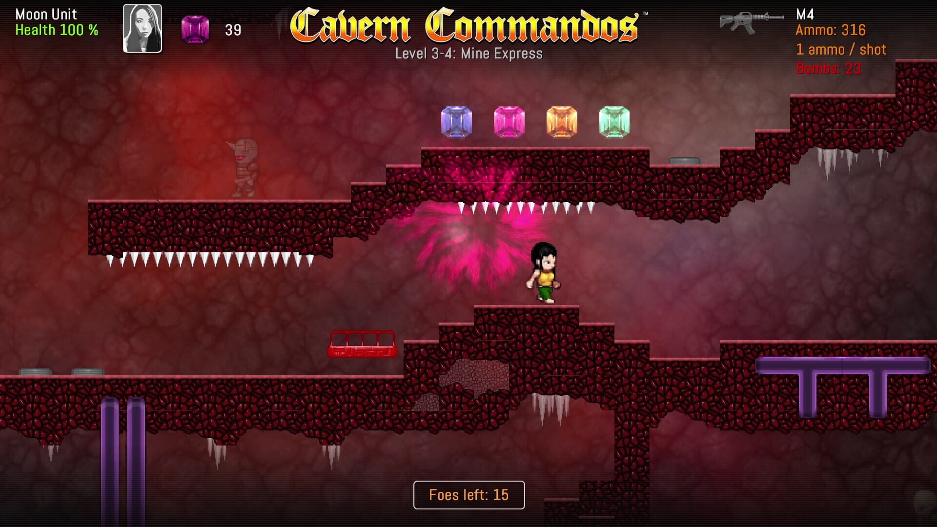 Cavern Commandos - Screenshot