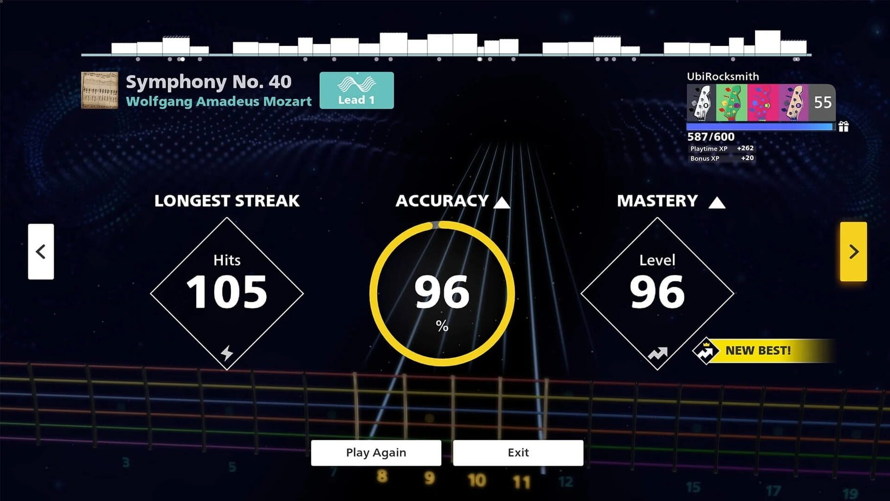 Captura de pantalla - Rocksmith+