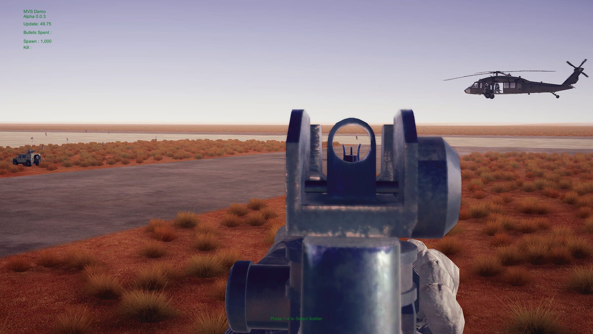 Minigun vs. Swarms of the Zombie Apocalypse Simulator - Screenshot