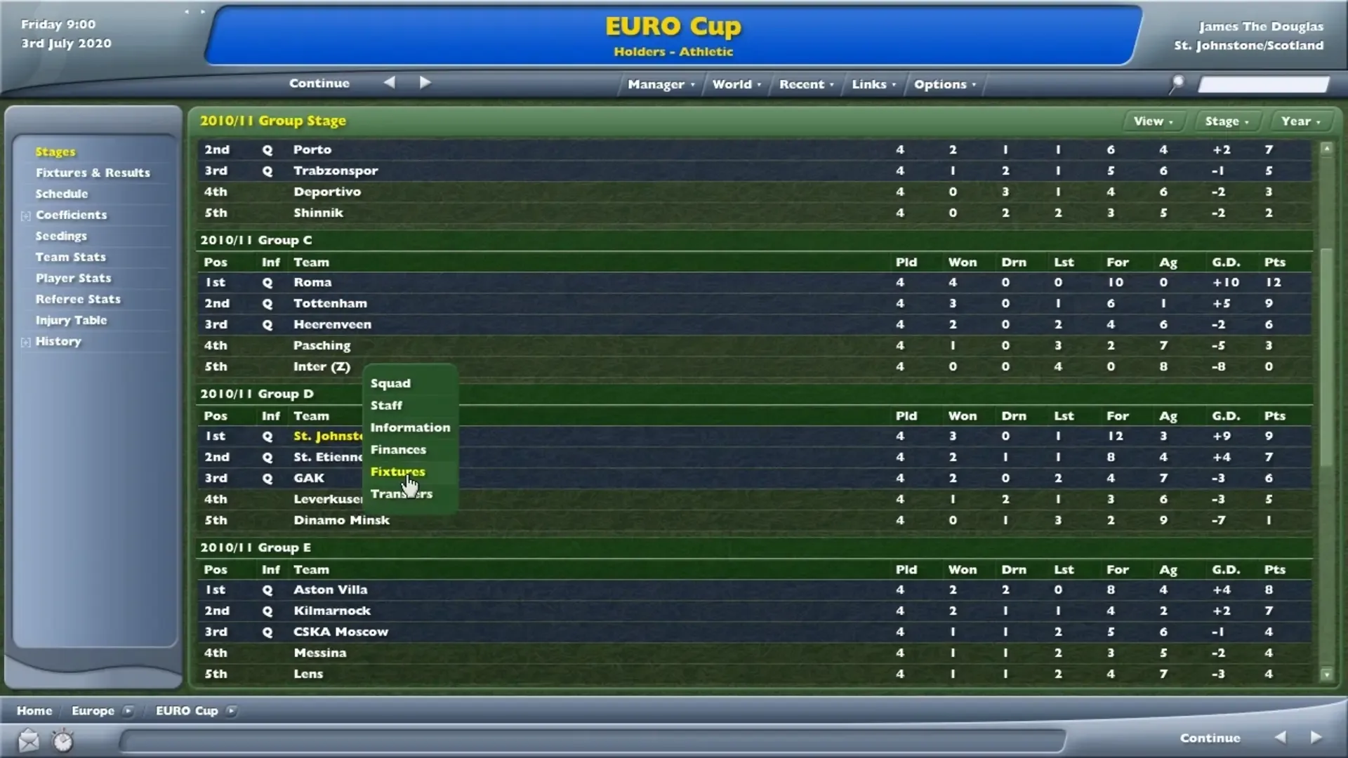 Captura de pantalla - Football Manager 2006