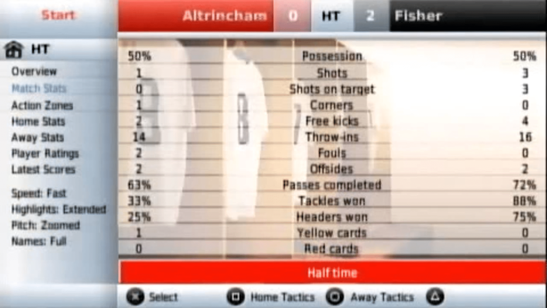 Football Manager Handheld 2009 screenshot