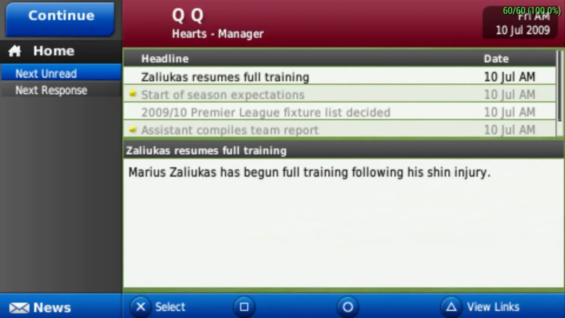 Football Manager Handheld 2010