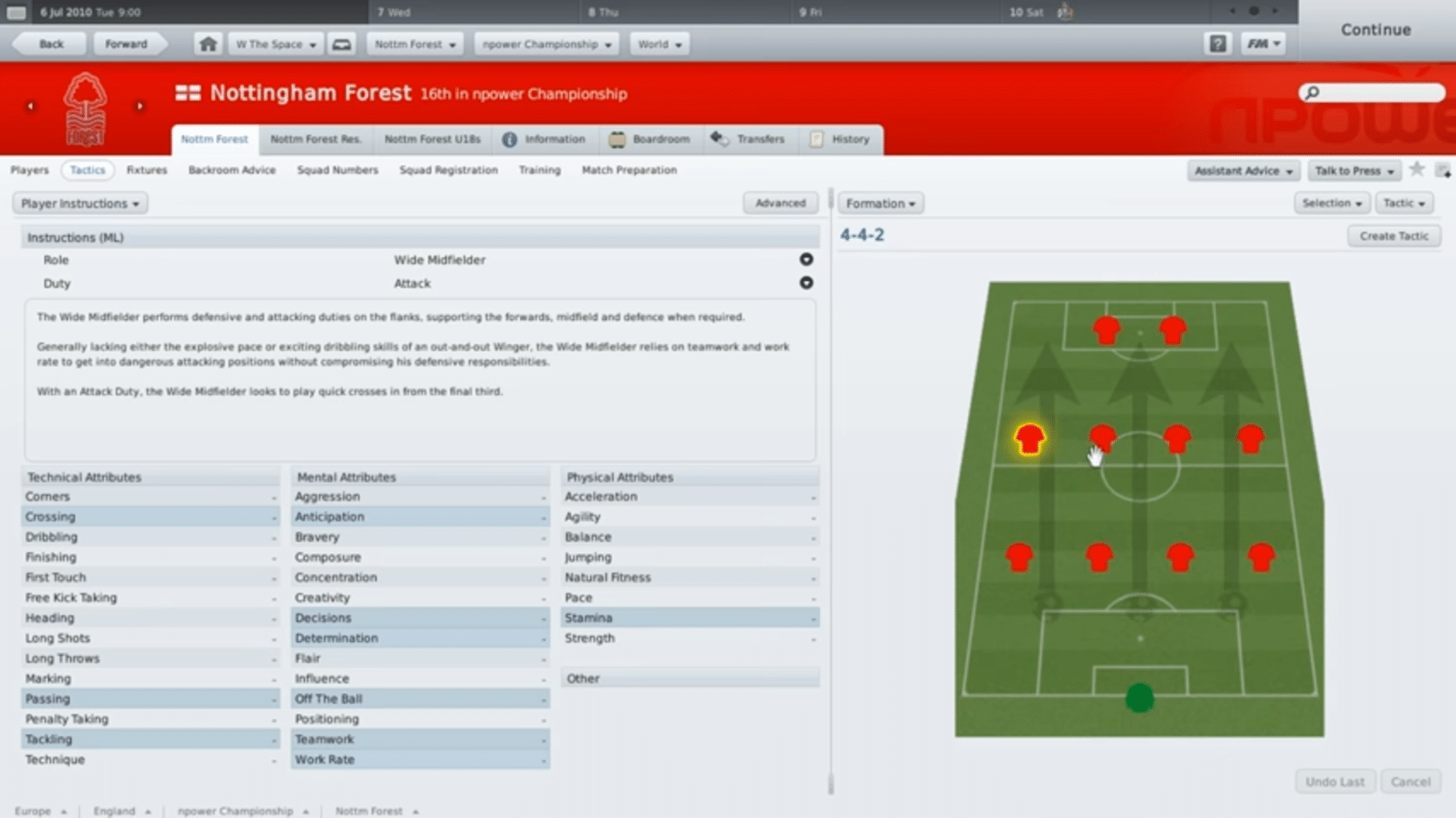 Football Manager 2011 screenshot