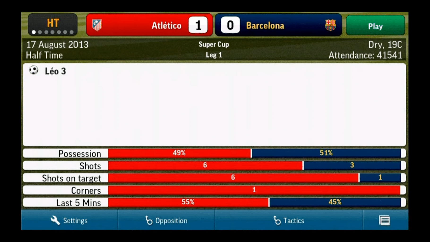 Football Manager Handheld 2014 screenshot