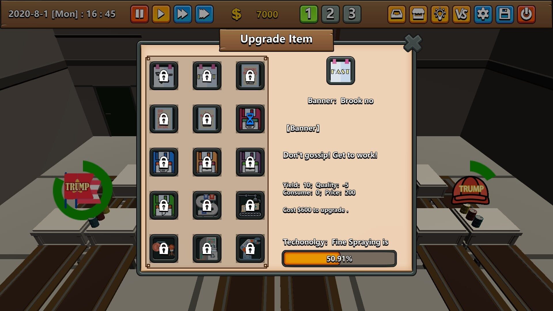 Secret Mission: Produce For President - Screenshot