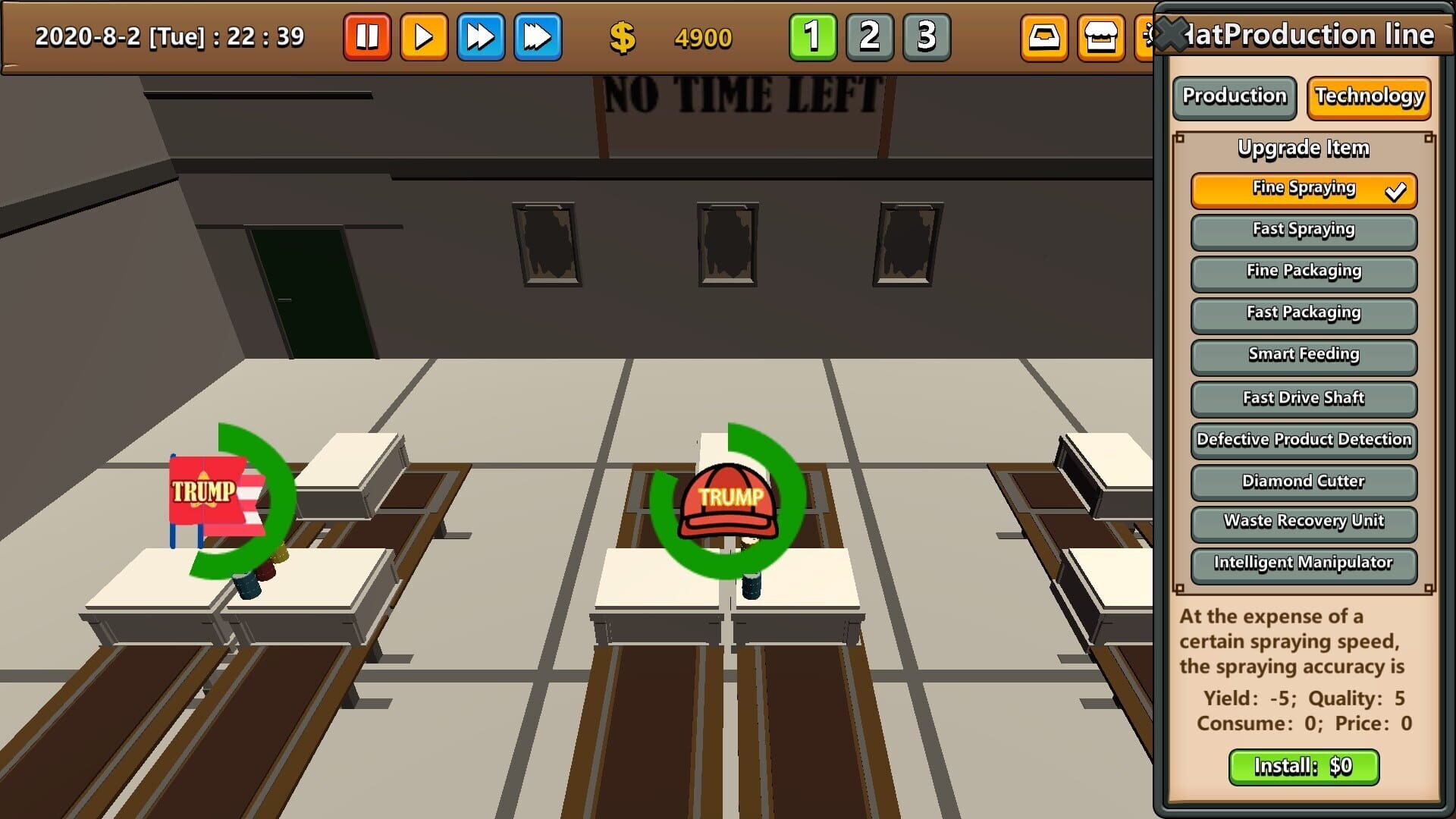 Secret Mission: Produce For President - Screenshot