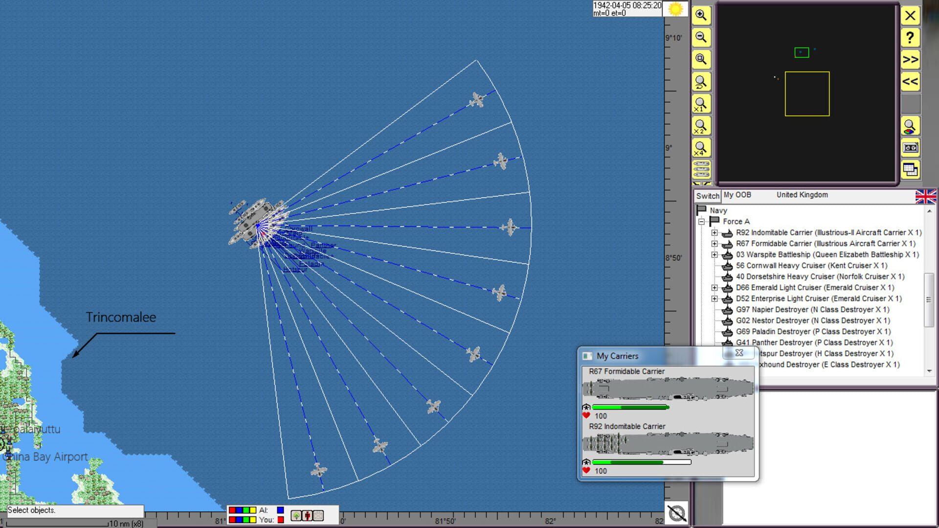 Carrier Battles WW2: Admiral of the Fleet - Screenshot