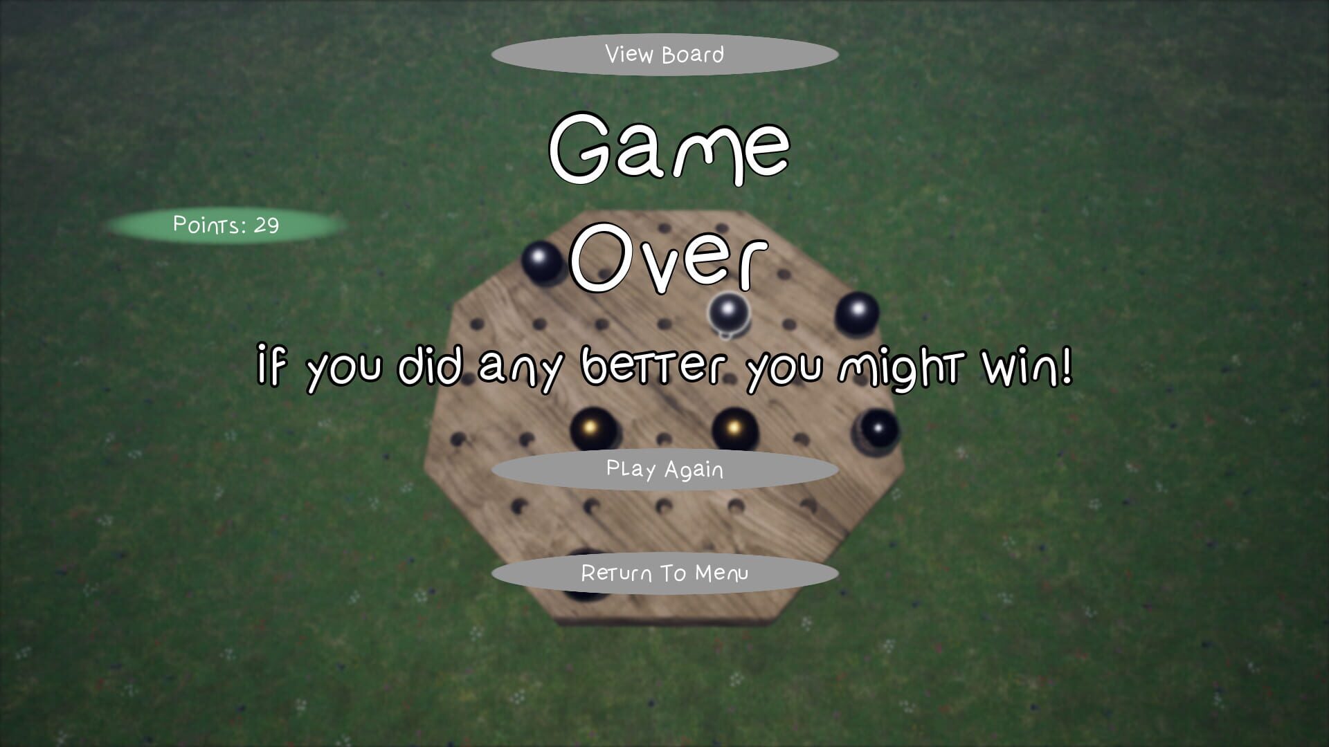 Peg Solitaire - Screenshot