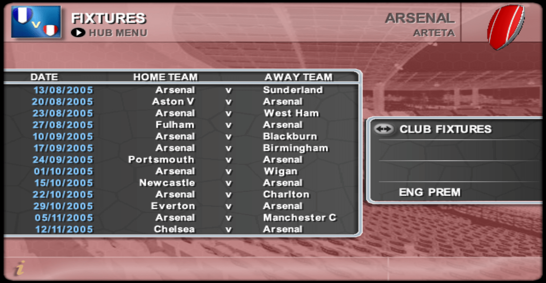 Premier Manager 2005-2006 screenshot