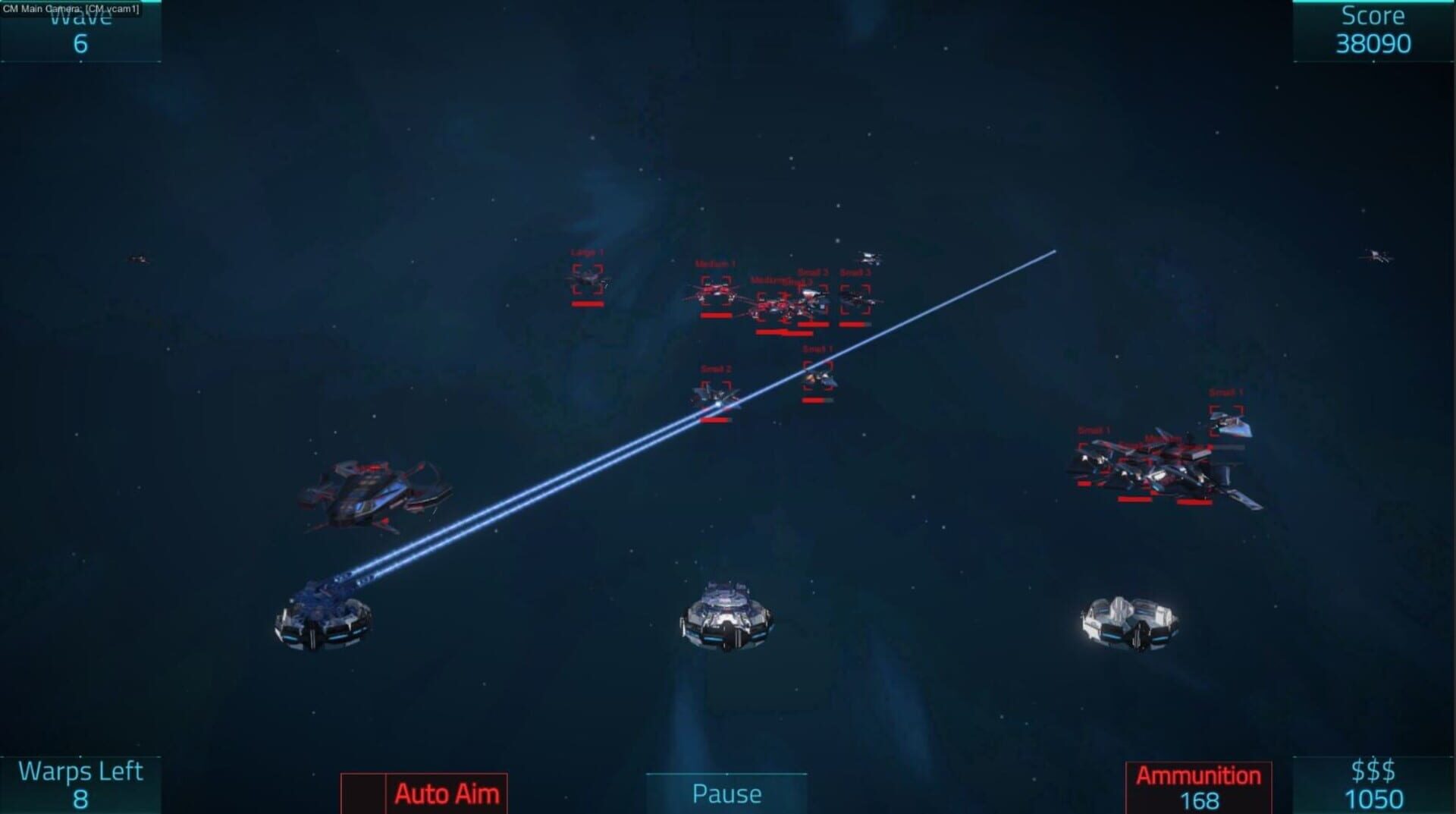 Defender of the Turrets: Warp Attack - Screenshot