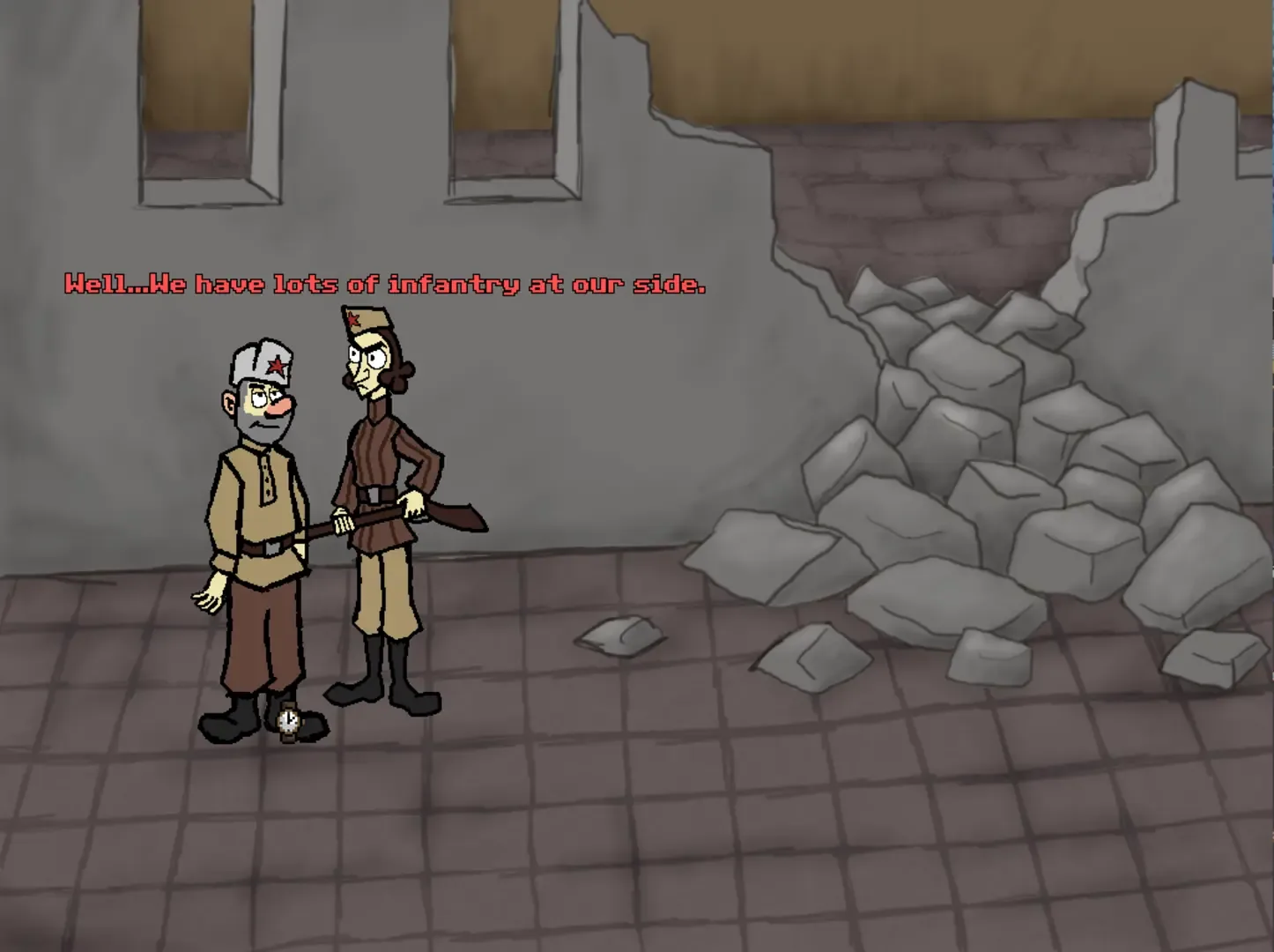 Sniper and Spotter Being Patriotic