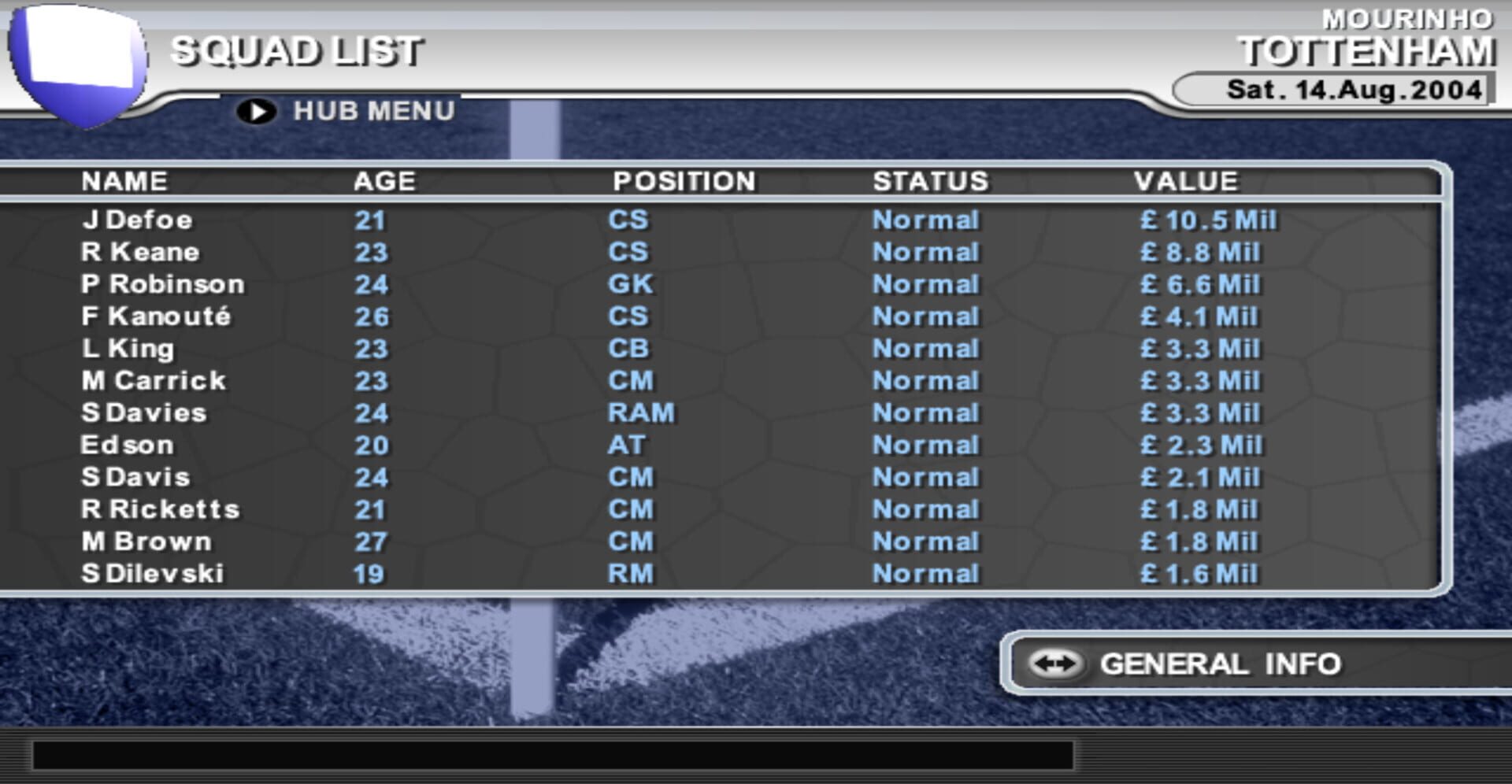 Premier Manager 04/05 - Screenshot