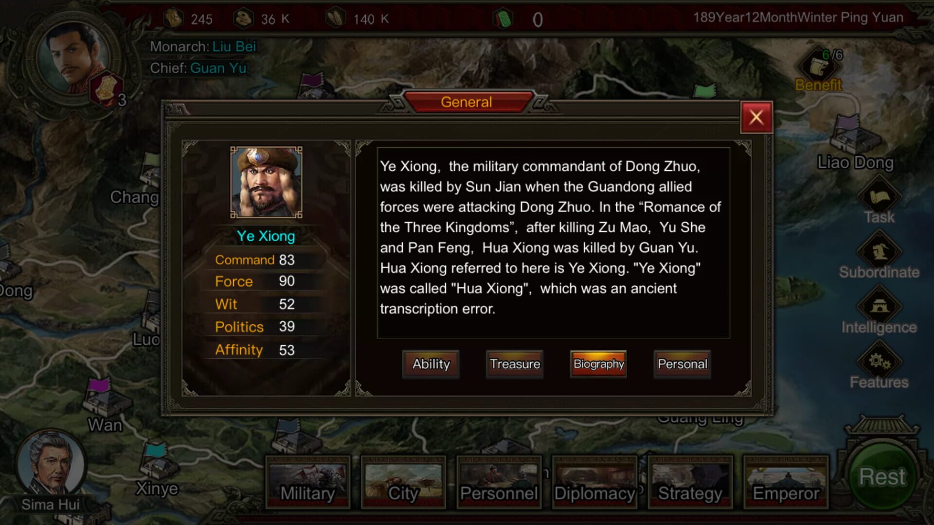 Rise of Three Kingdoms - Screenshot