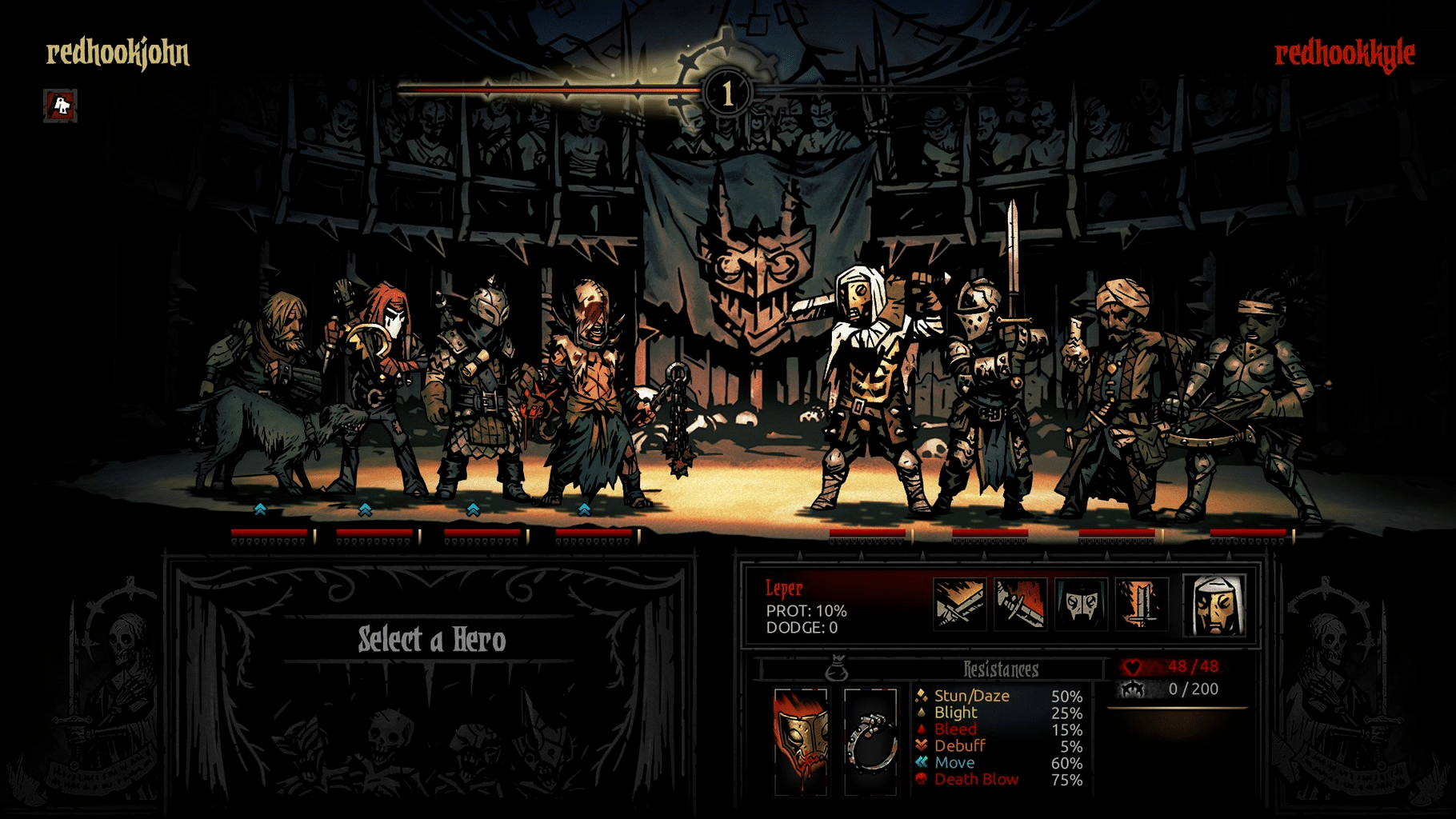 Darkest Dungeon: The Butcher's Circus screenshot