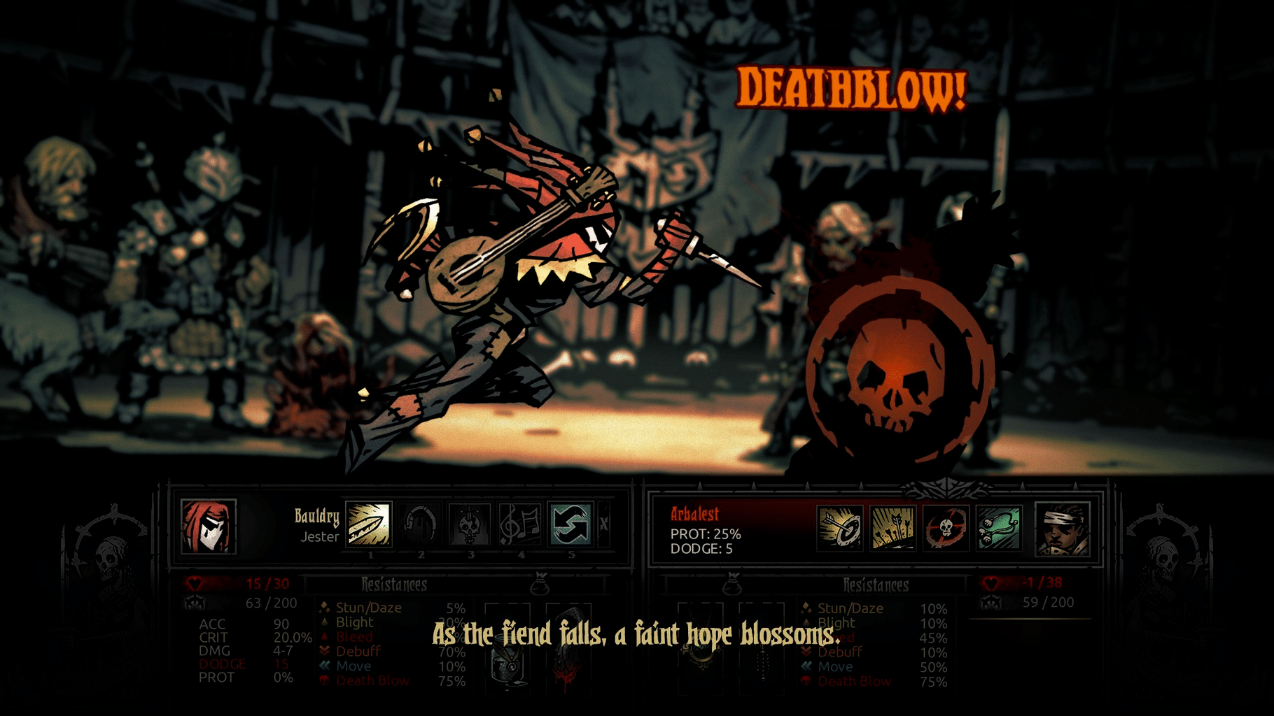 Darkest Dungeon: The Butcher's Circus screenshot