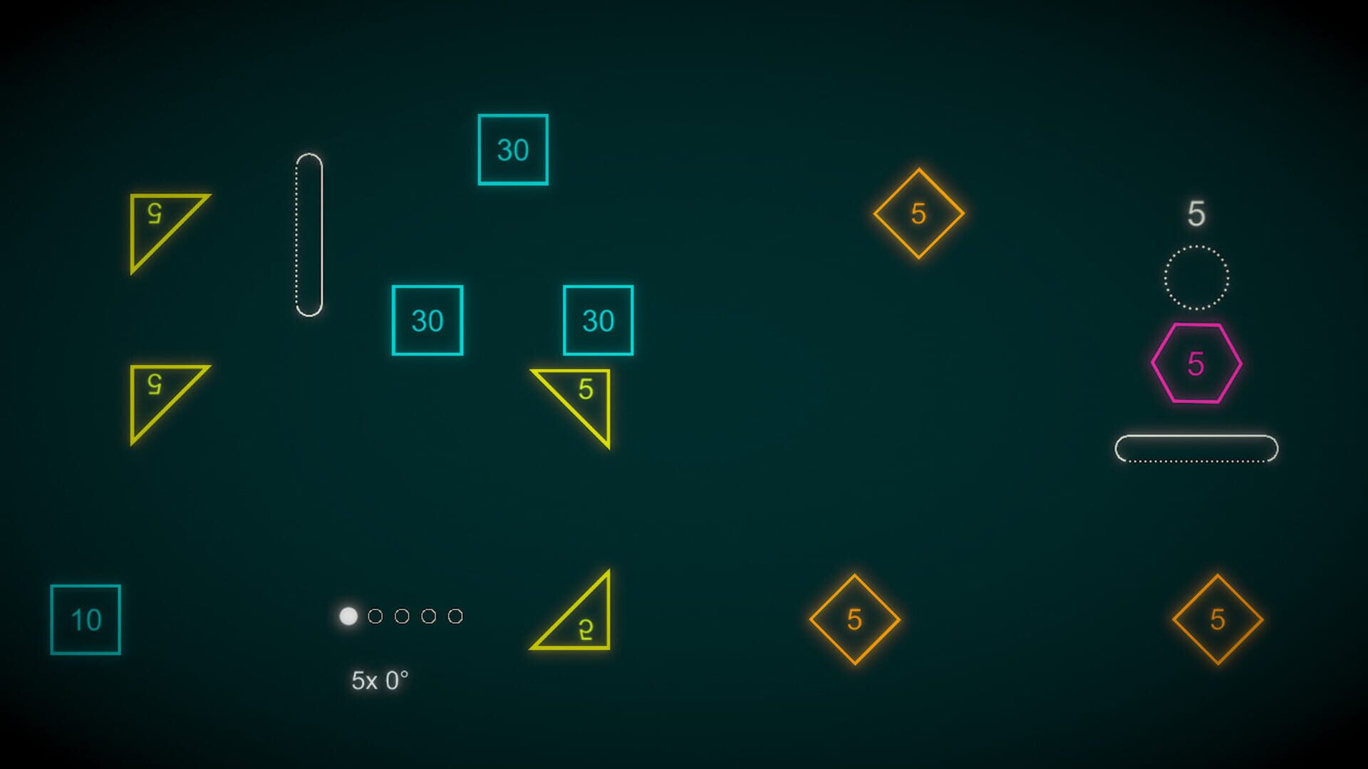 Destroy Geometric Shapes - Screenshot