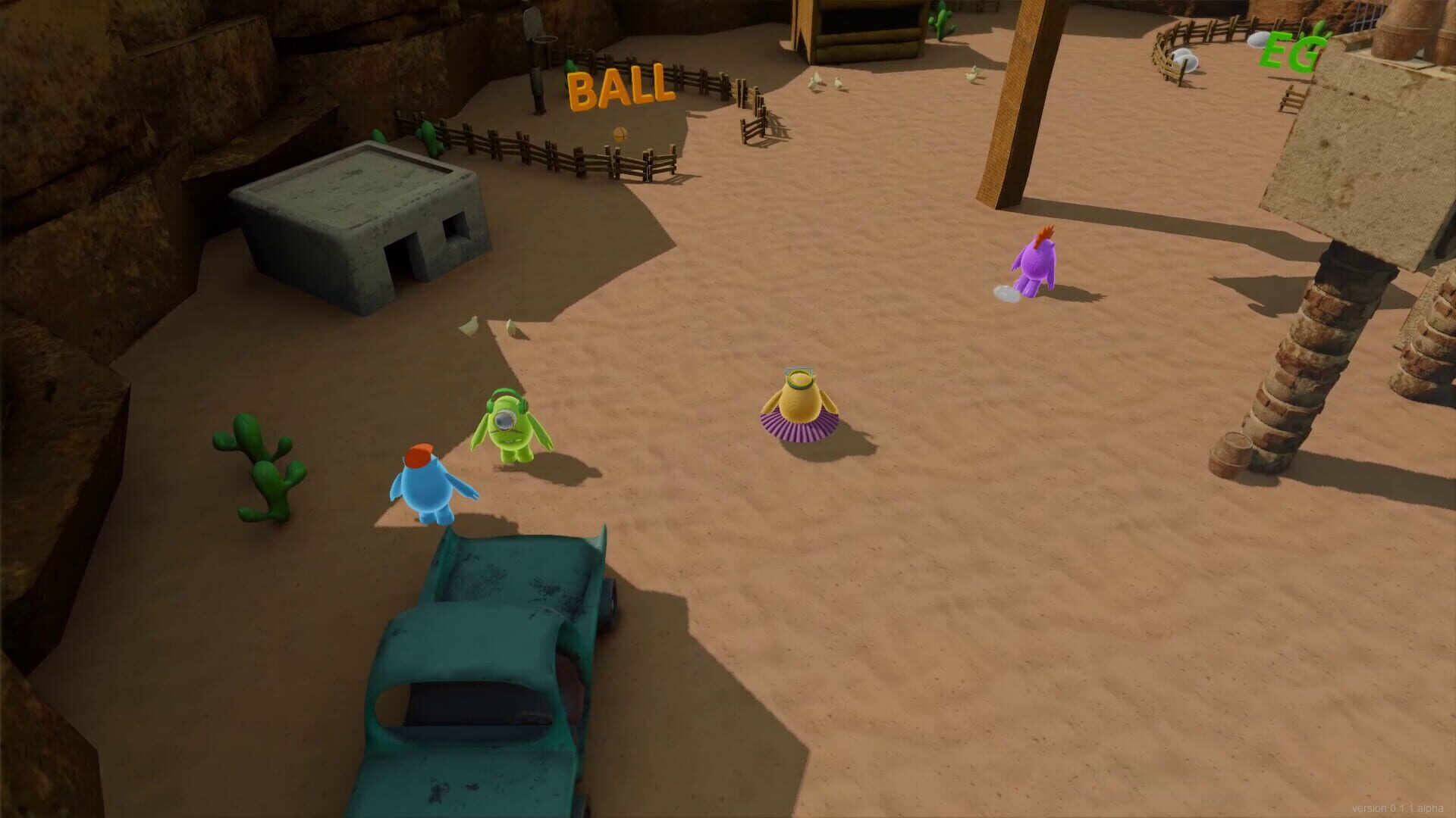 Knuckers Test Fight - Screenshot