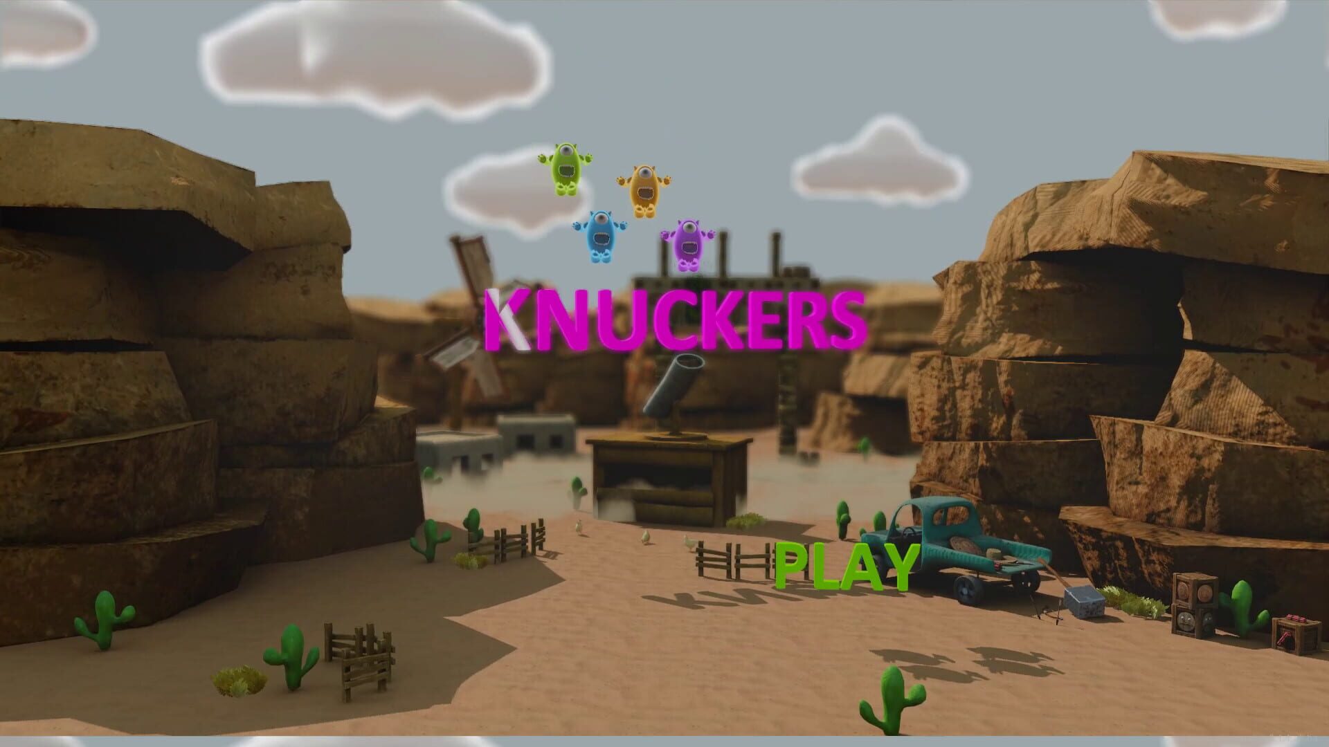 Knuckers Test Fight - Screenshot