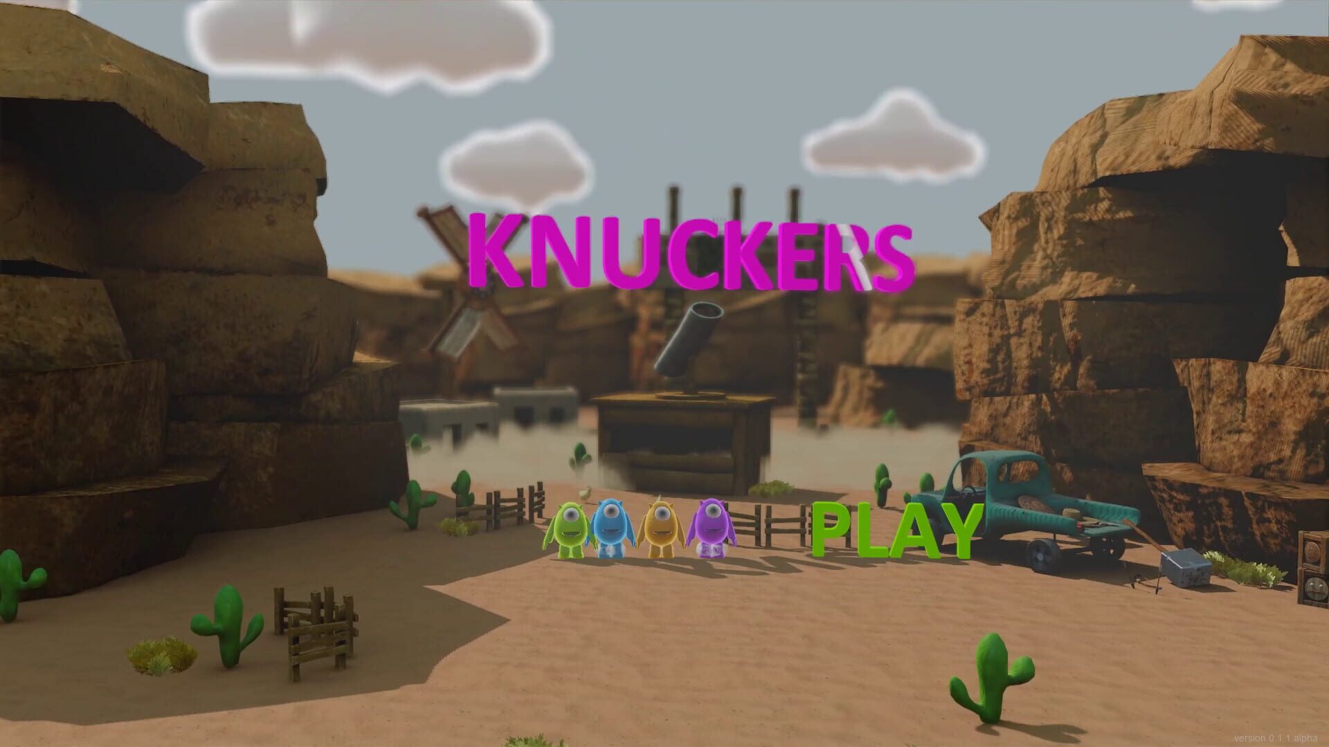 Knuckers Test Fight - Screenshot