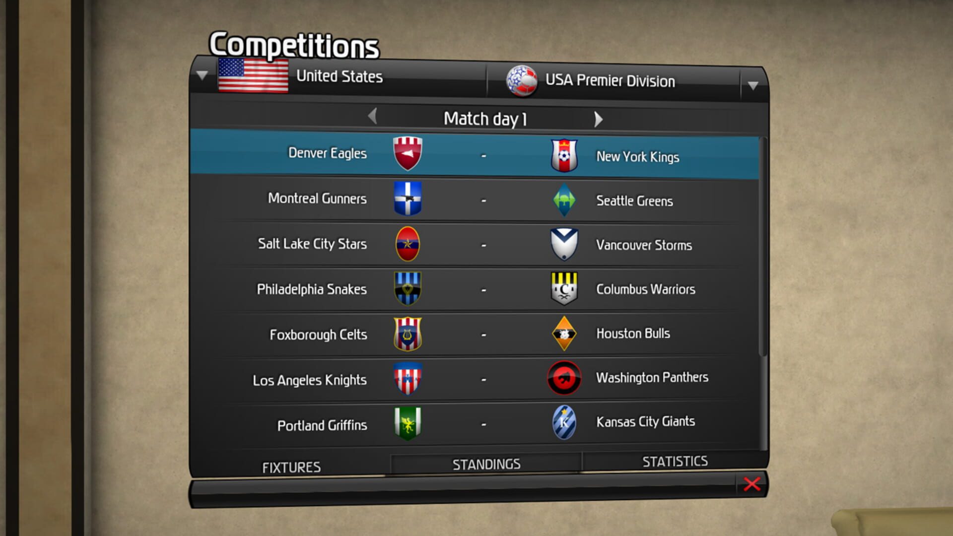 Lords of Football: United States - Screenshot