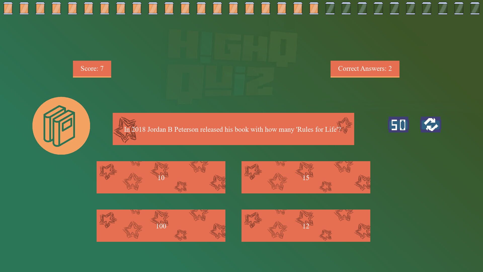 HighQ Quiz - Screenshot