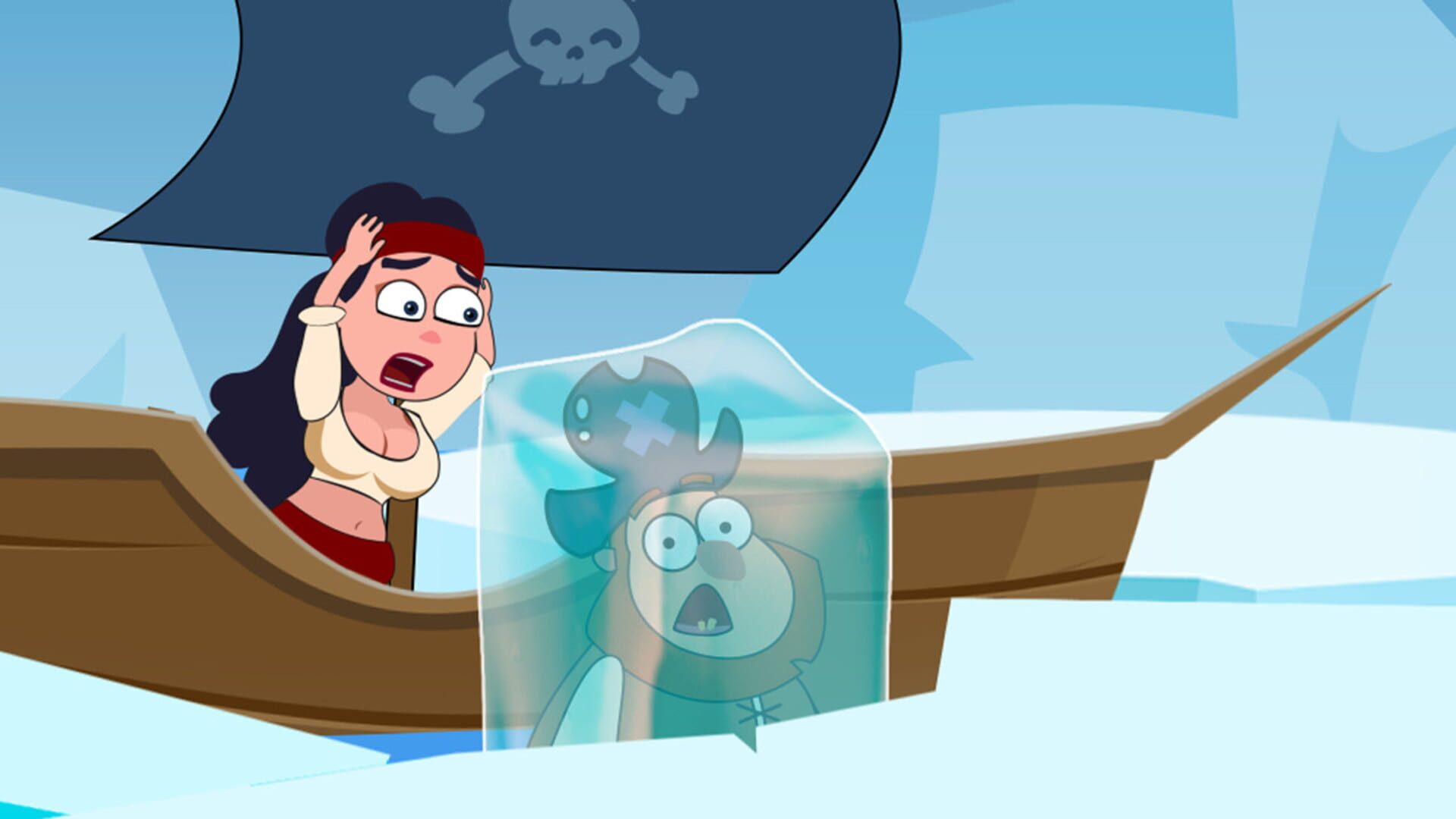 Save the Pirate: Sea Story - Ice Age - Screenshot