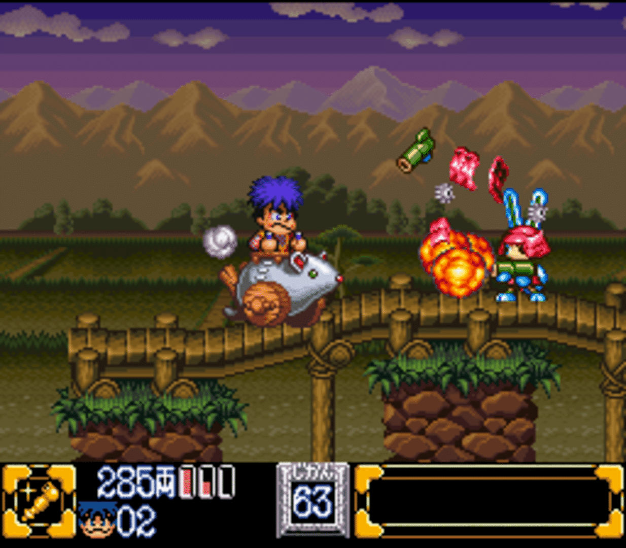 Ganbare Goemon 2: Kiteretsu Shogun McGuiness screenshot