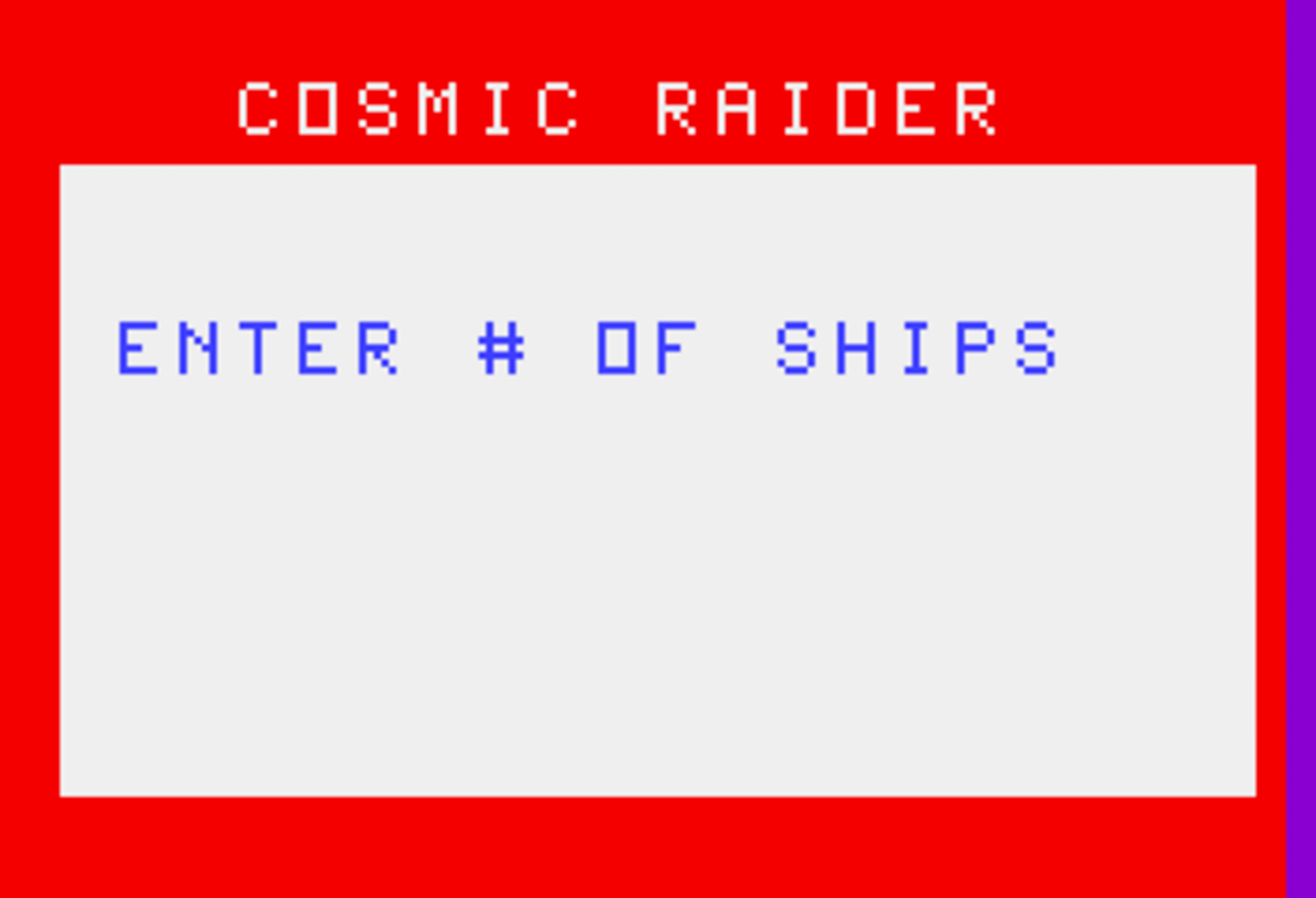 Cosmic Raiders screenshot