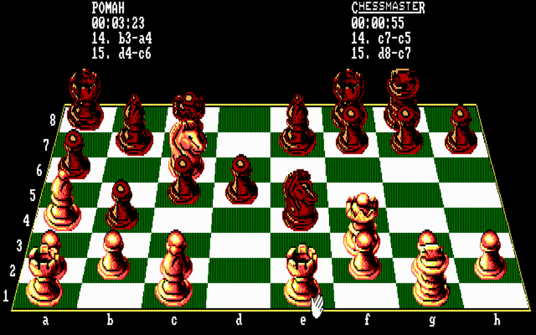 The Fidelity Chessmaster 2100 screenshot