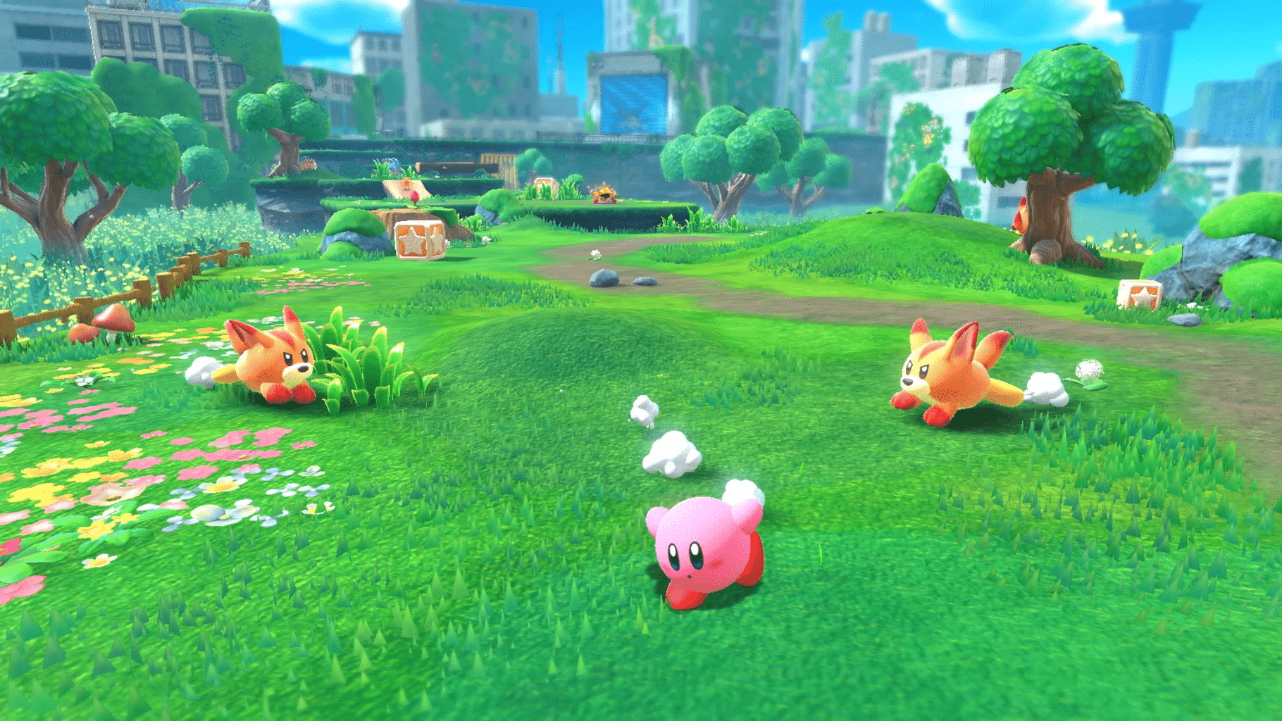 Kirby and the Forgotten Land screenshot