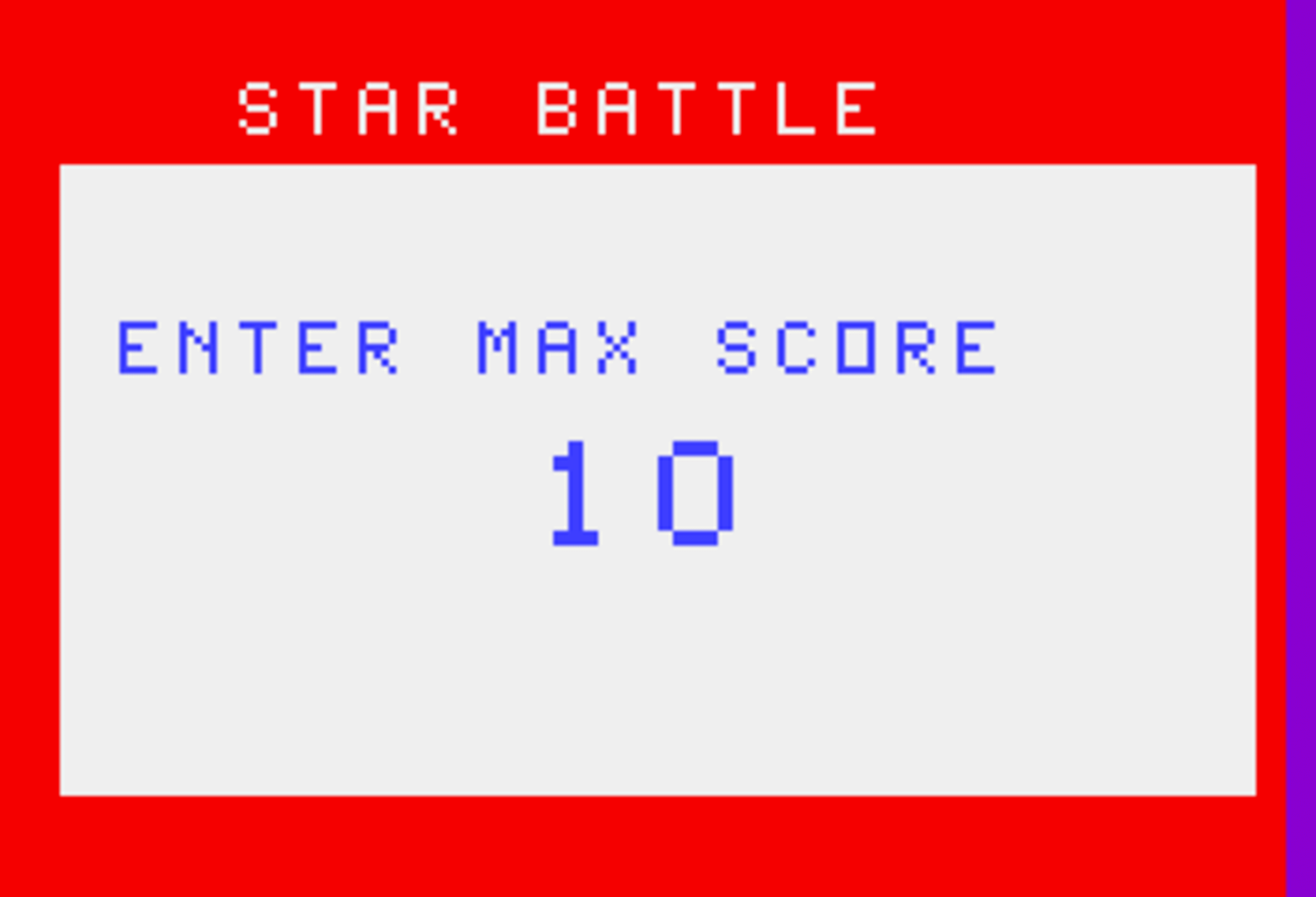 Star Battle screenshot