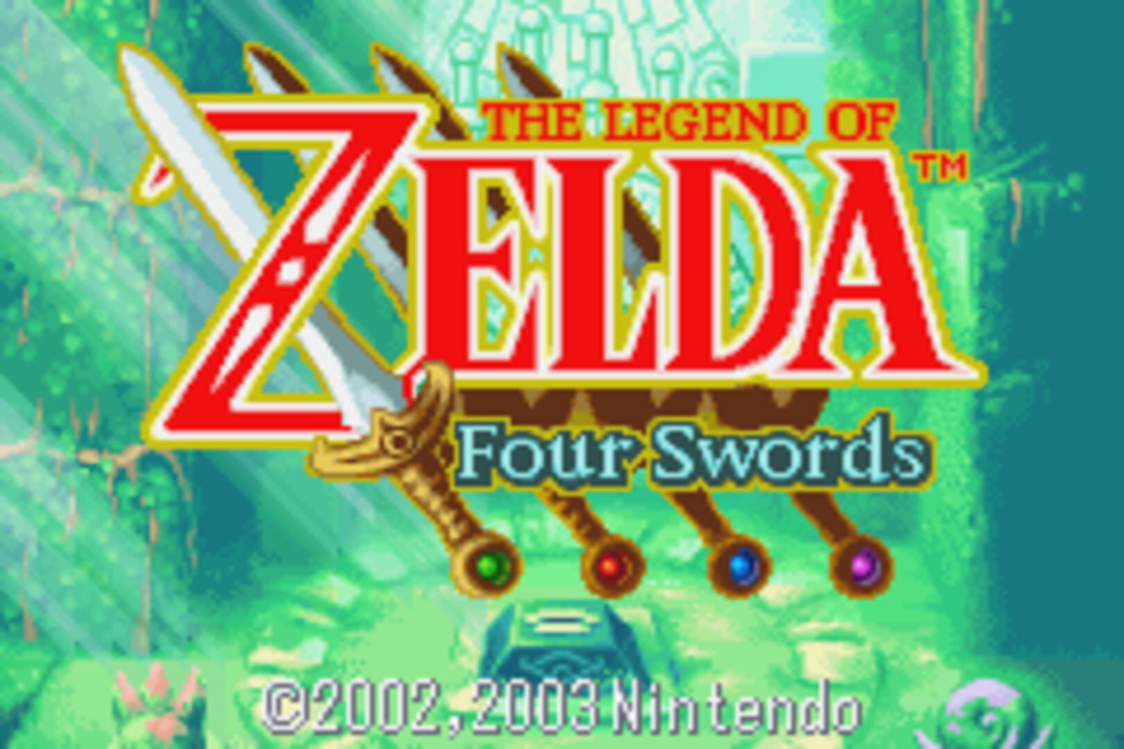 Captura de pantalla - The Legend of Zelda: Four Swords