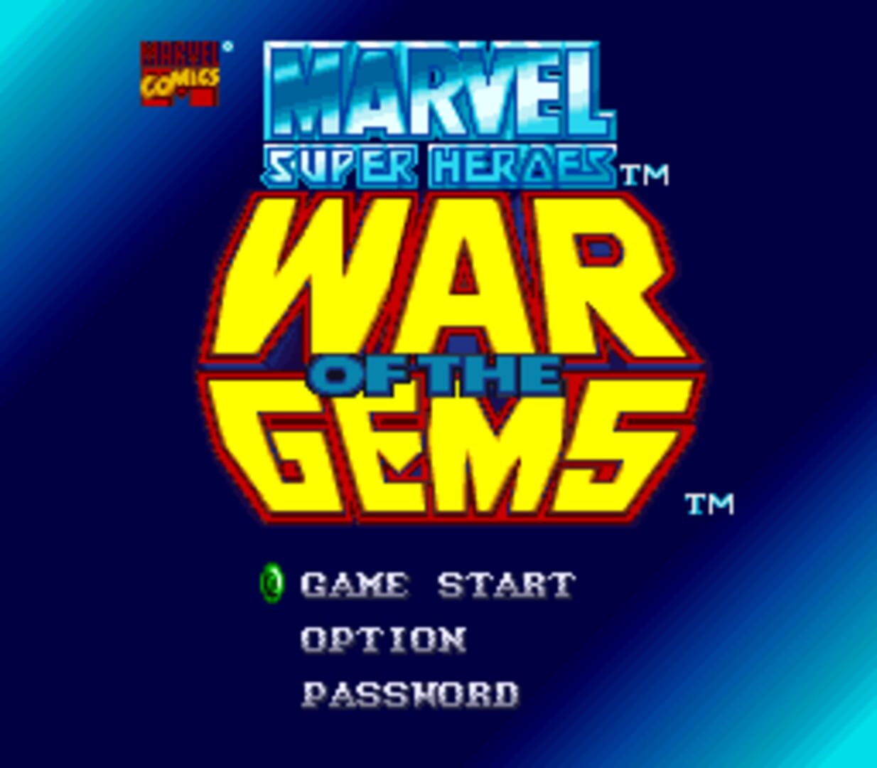 Captura de pantalla - Marvel Super Heroes in War of the Gems