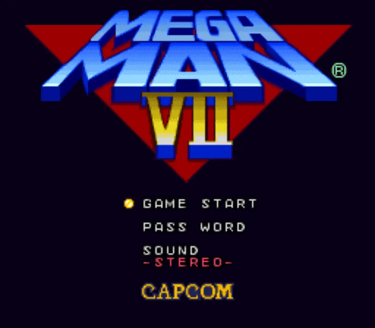Captura de pantalla - Mega Man 7