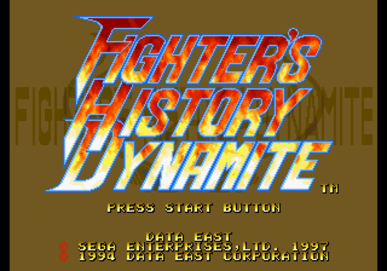 Captura de pantalla - Fighter's History Dynamite