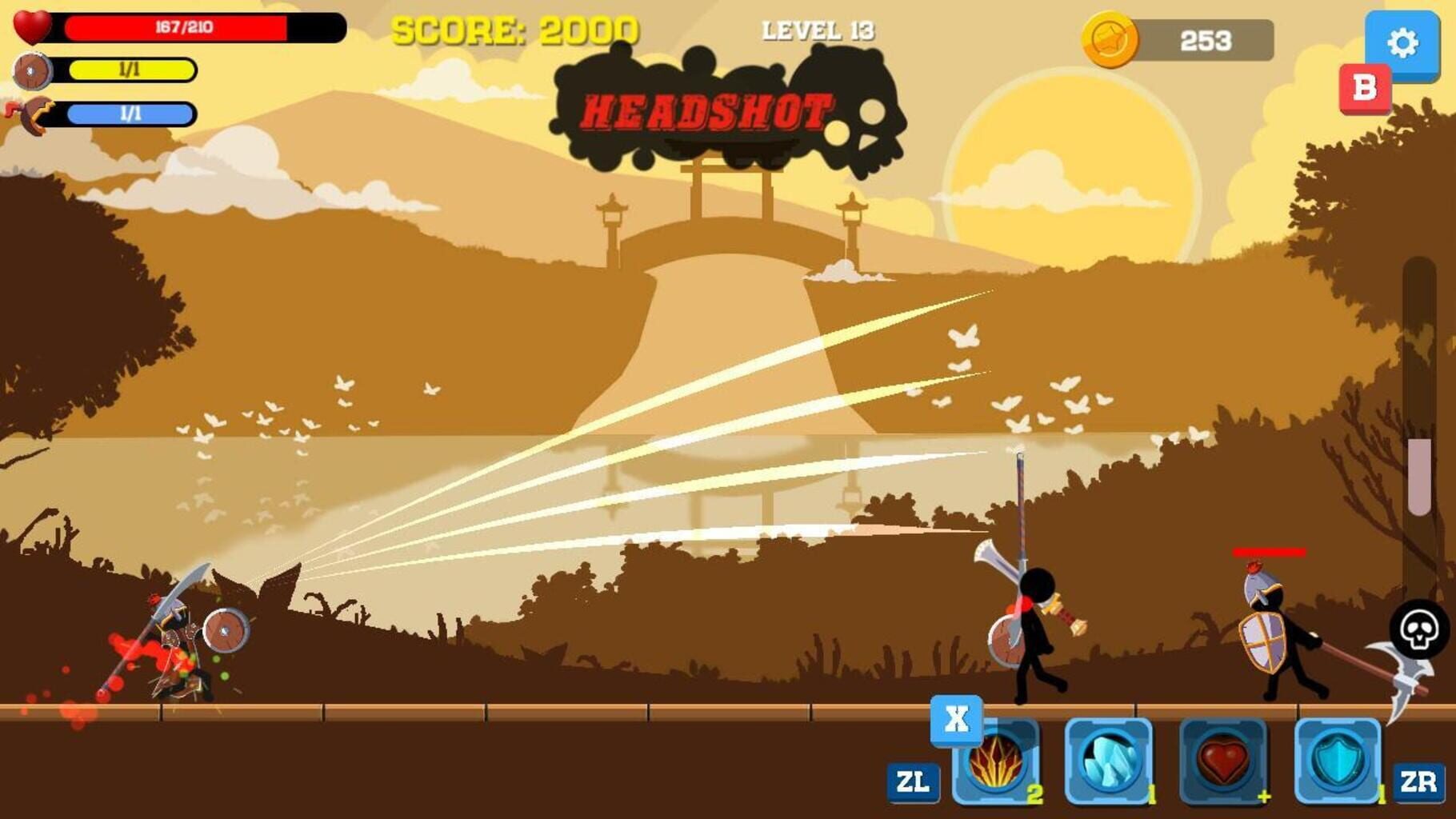 Stickman: Far East Battle screenshot