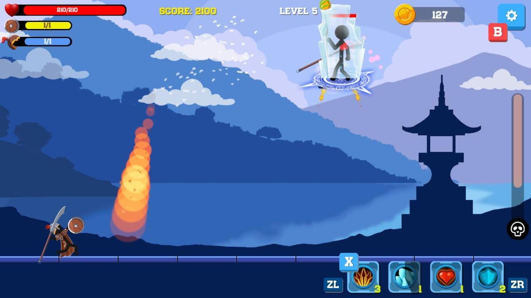 Stickman: Far East Battle screenshot