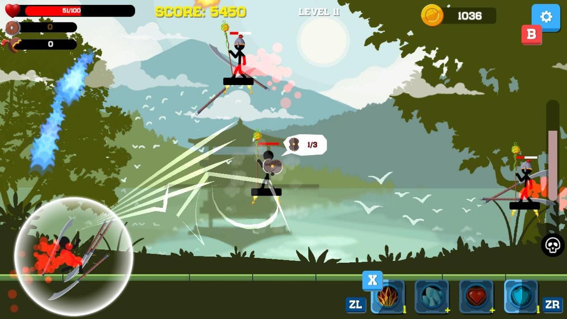 Stickman: Far East Battle screenshot