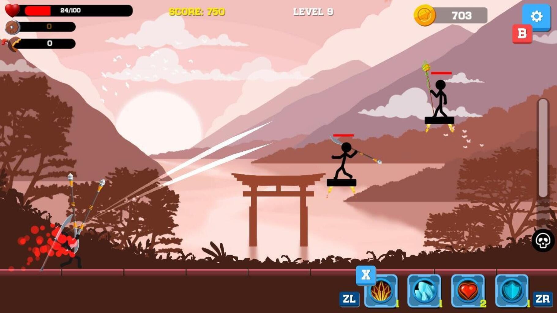 Stickman: Far East Battle screenshot