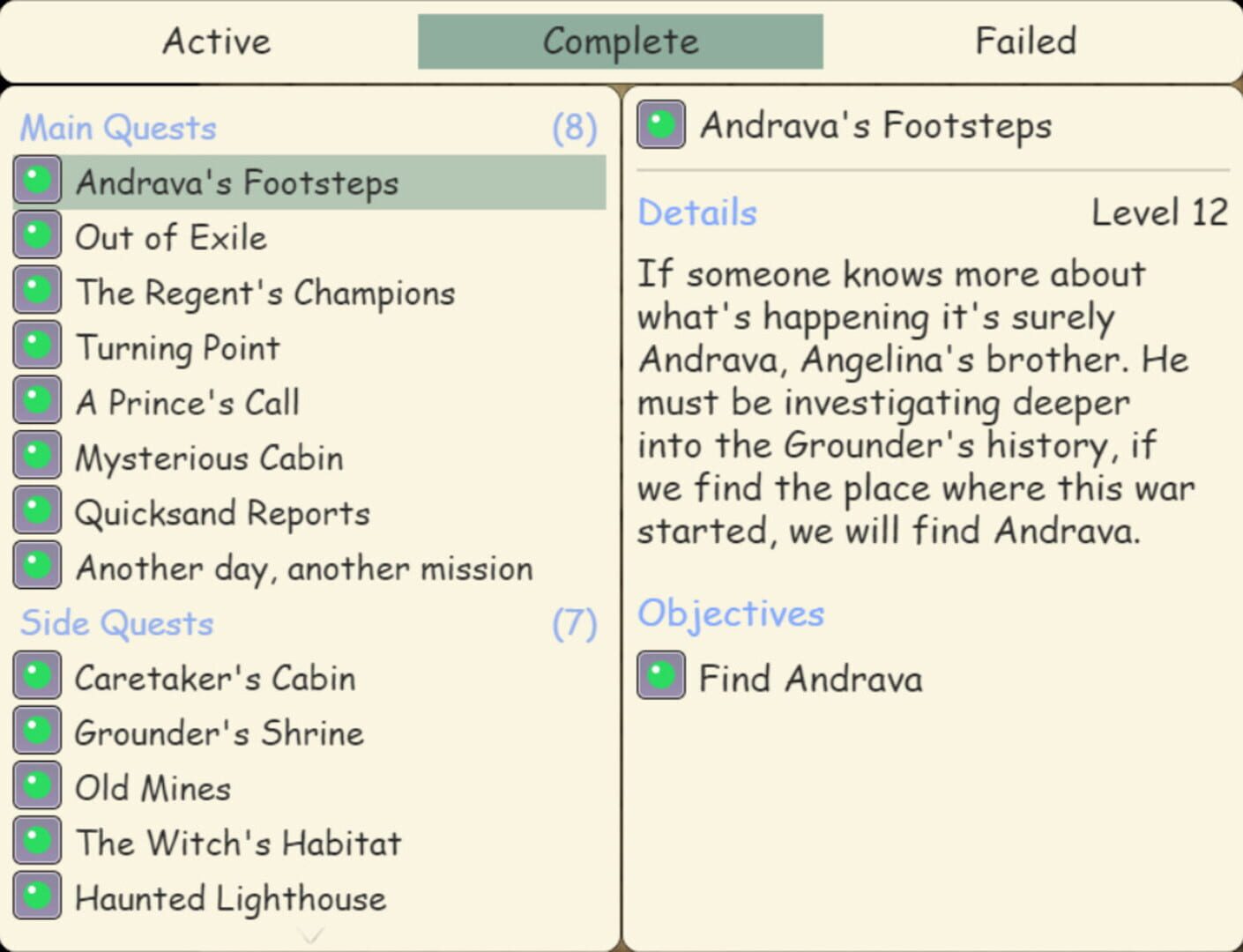 Sandfall - Screenshot